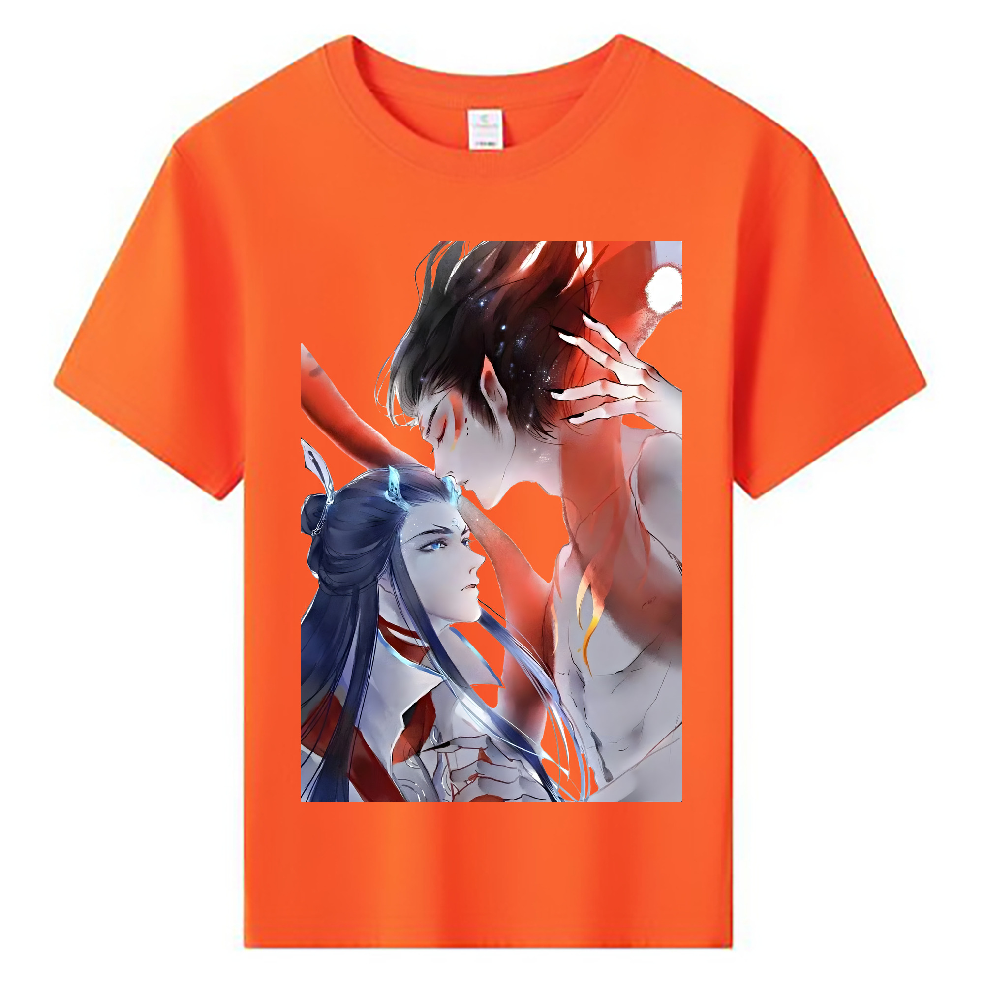 （画像用） Ne Zha 2 ナタ 魔童の大暴れ 綿100％キッズTシャツ（フロントプリント）