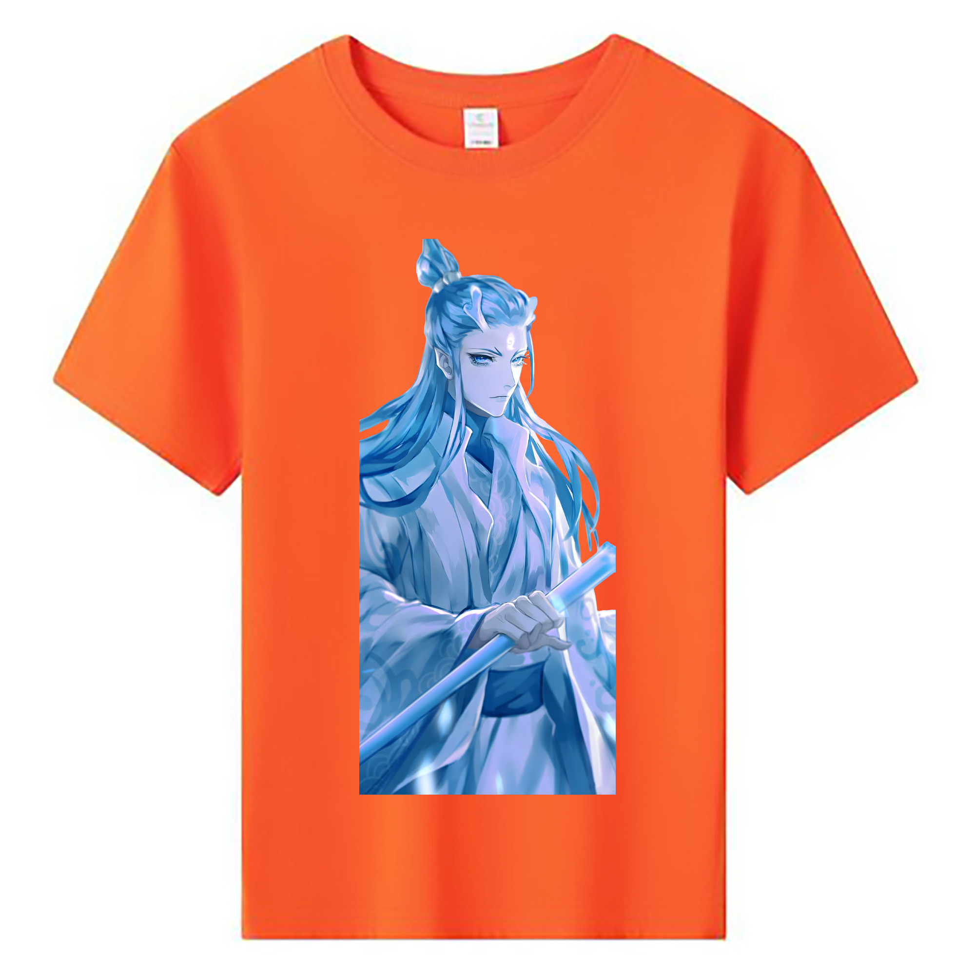 （画像用） Ne Zha 2 ナタ 魔童の大暴れ 綿100％キッズTシャツ（フロントプリント）