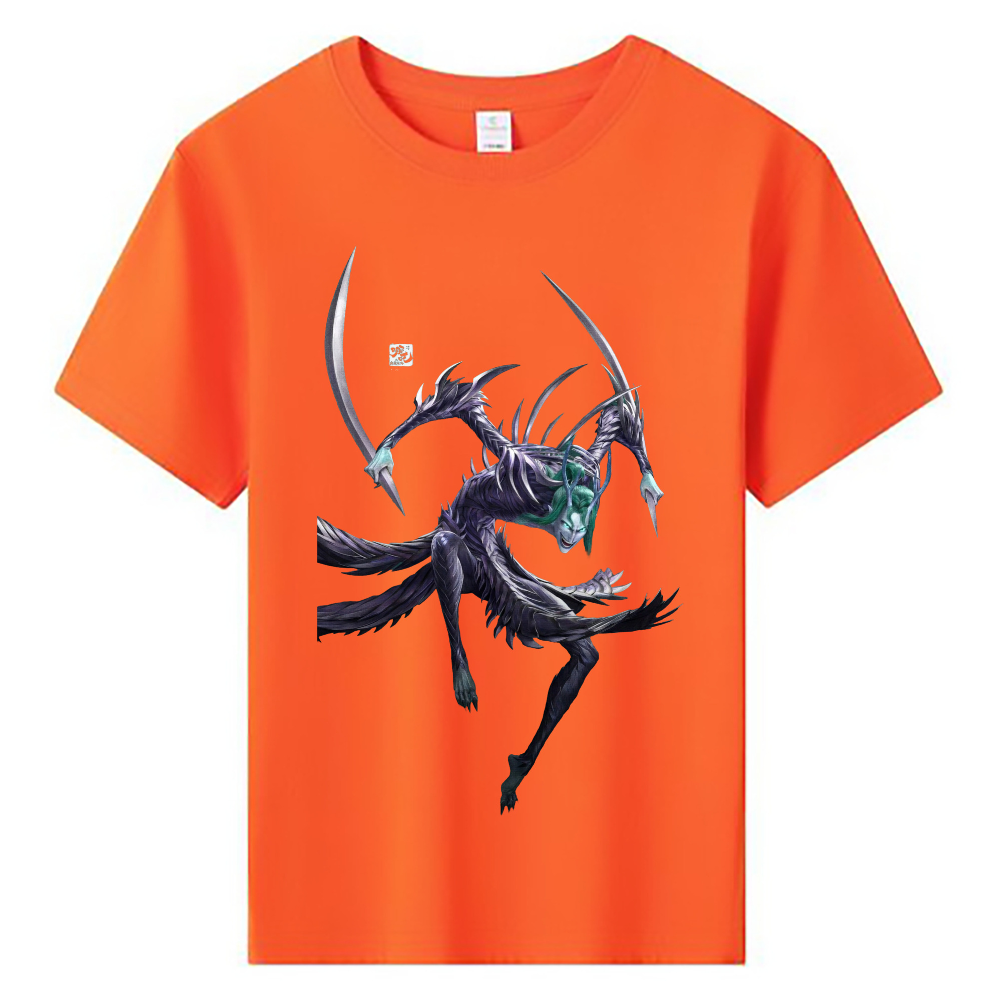 （画像用） Ne Zha 2 ナタ 魔童の大暴れ 綿100％キッズTシャツ（フロントプリント）