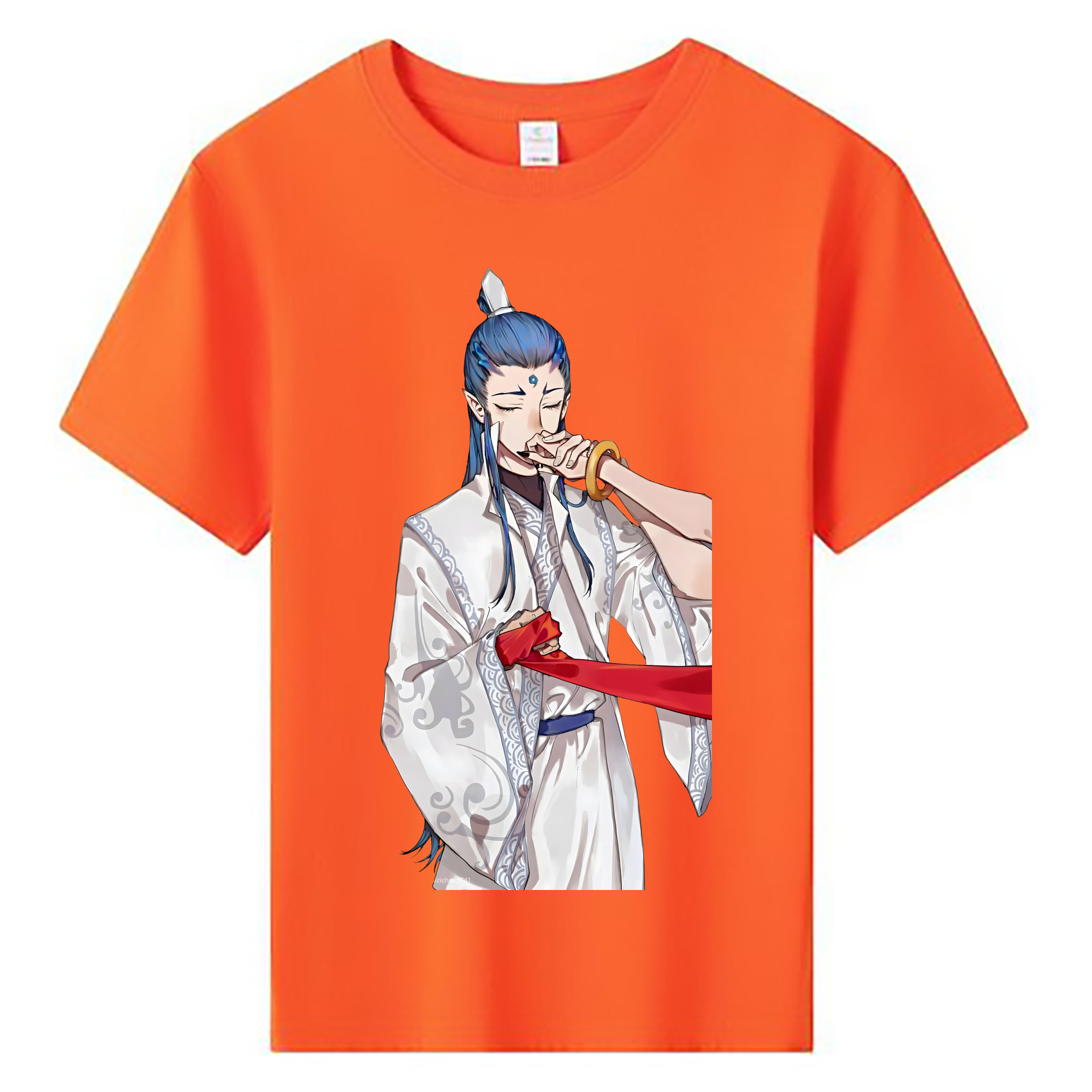 （画像用） Ne Zha 2 ナタ 魔童の大暴れ 綿100％キッズTシャツ（フロントプリント）