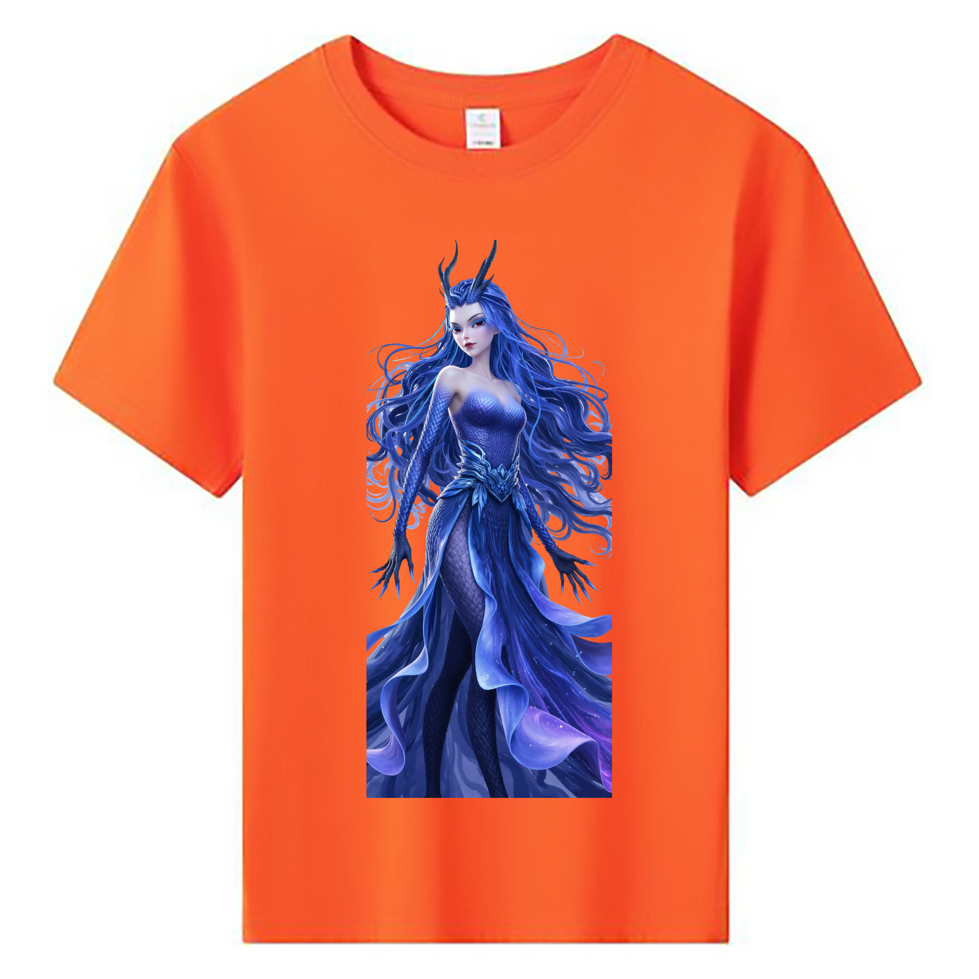 （画像用） Ne Zha 2 ナタ 魔童の大暴れ 綿100％キッズTシャツ（フロントプリント）