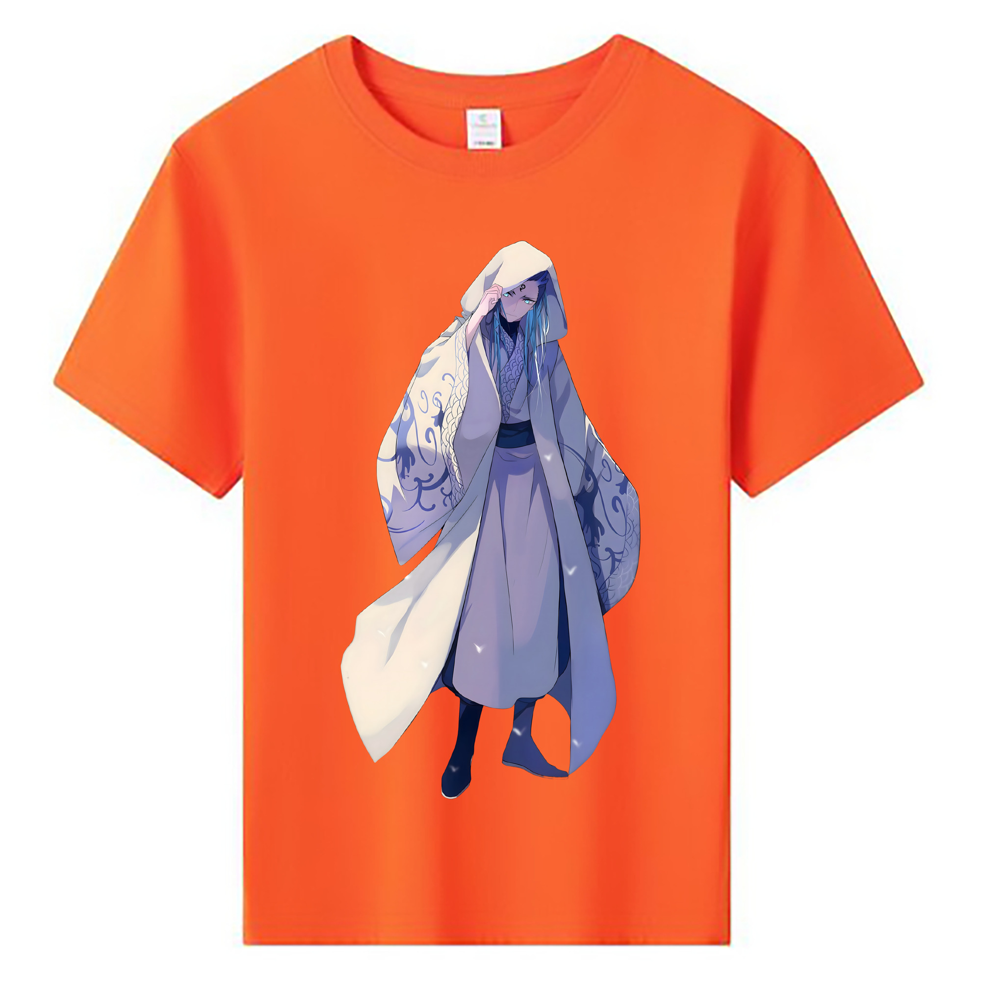 （画像用） Ne Zha 2 ナタ 魔童の大暴れ 綿100％キッズTシャツ（フロントプリント）