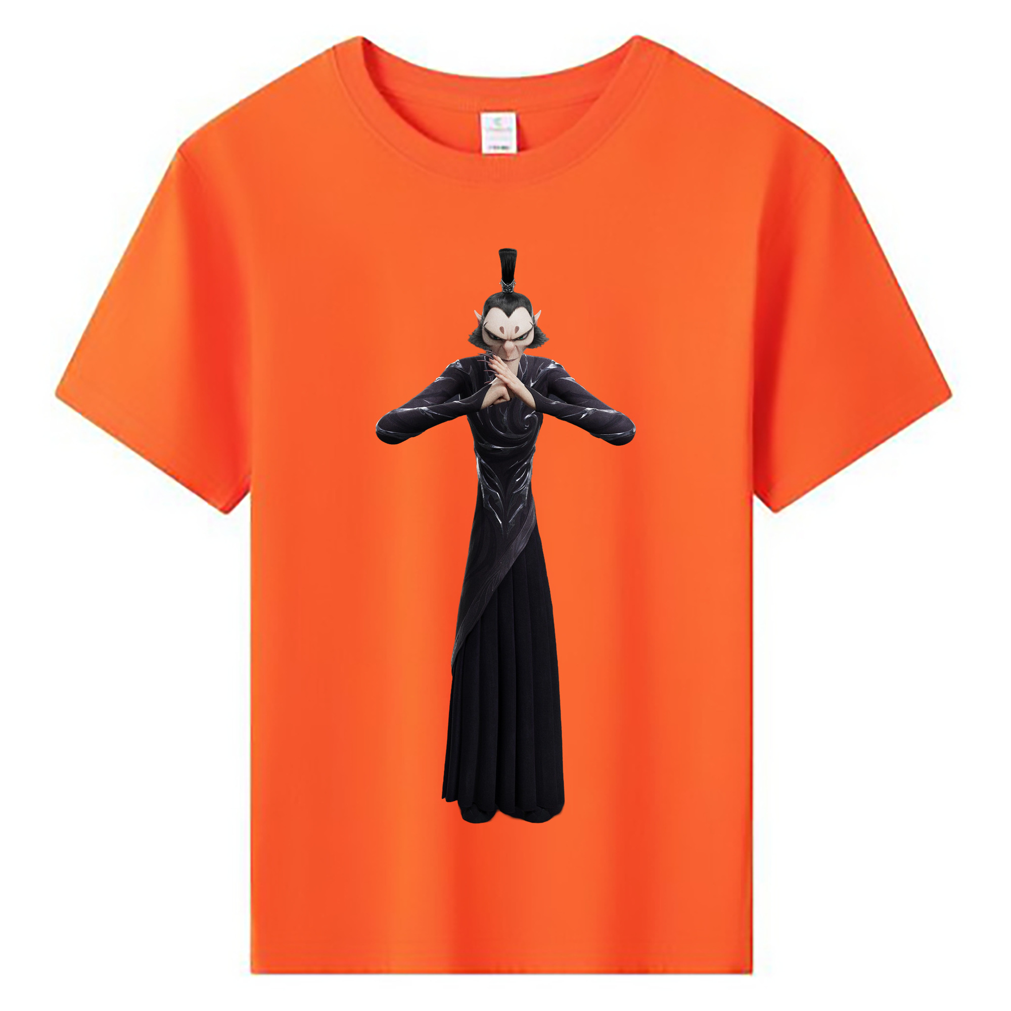 （画像用） Ne Zha 2 ナタ 魔童の大暴れ 綿100％キッズTシャツ（フロントプリント）