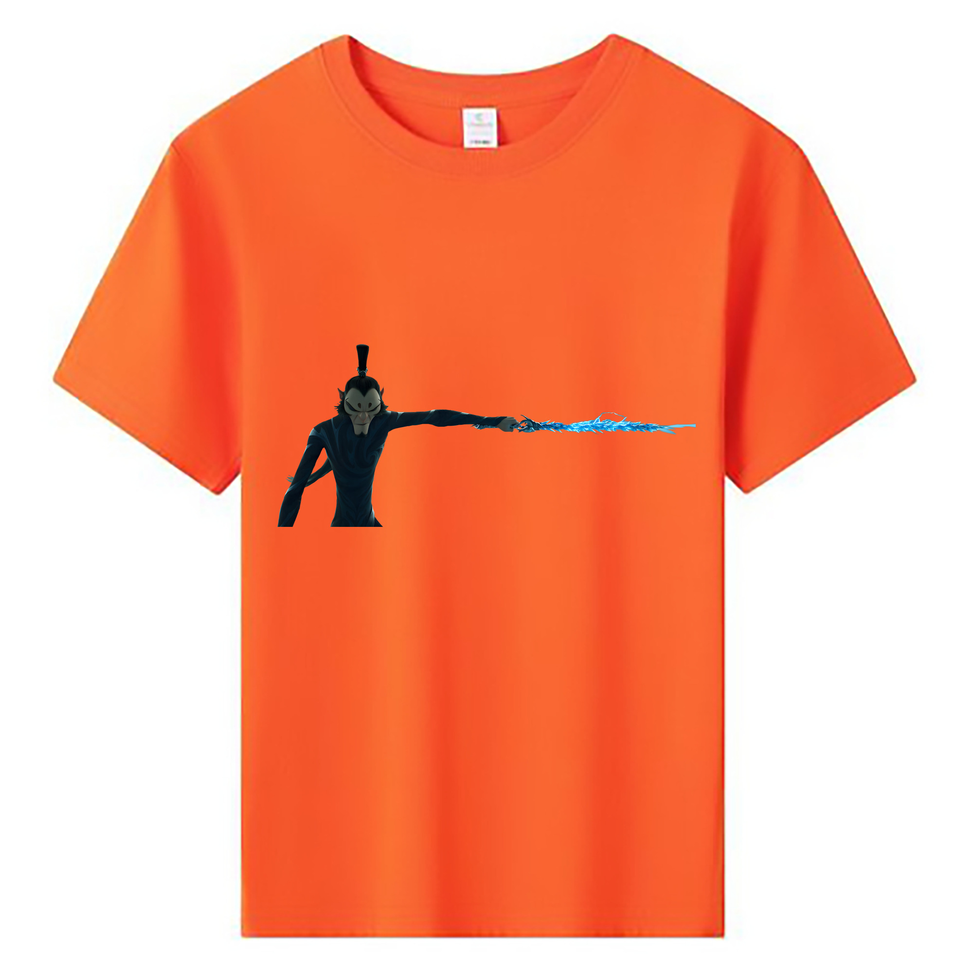 （画像用） Ne Zha 2 ナタ 魔童の大暴れ 綿100％キッズTシャツ（フロントプリント）