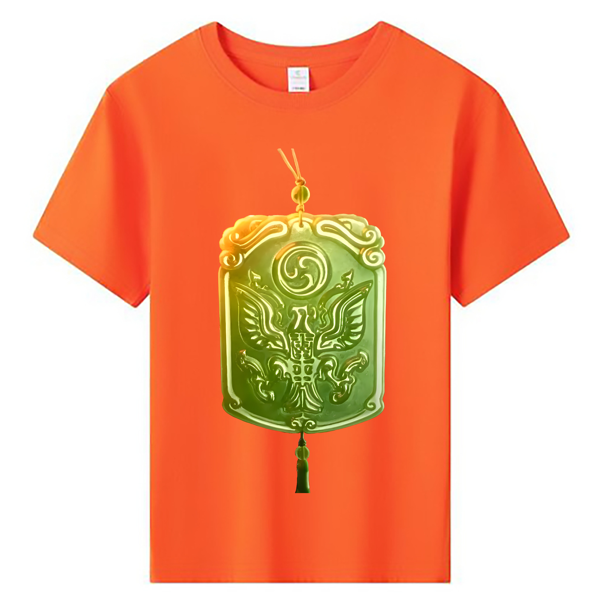 （画像用） Ne Zha 2 ナタ 魔童の大暴れ 綿100％キッズTシャツ（フロントプリント）