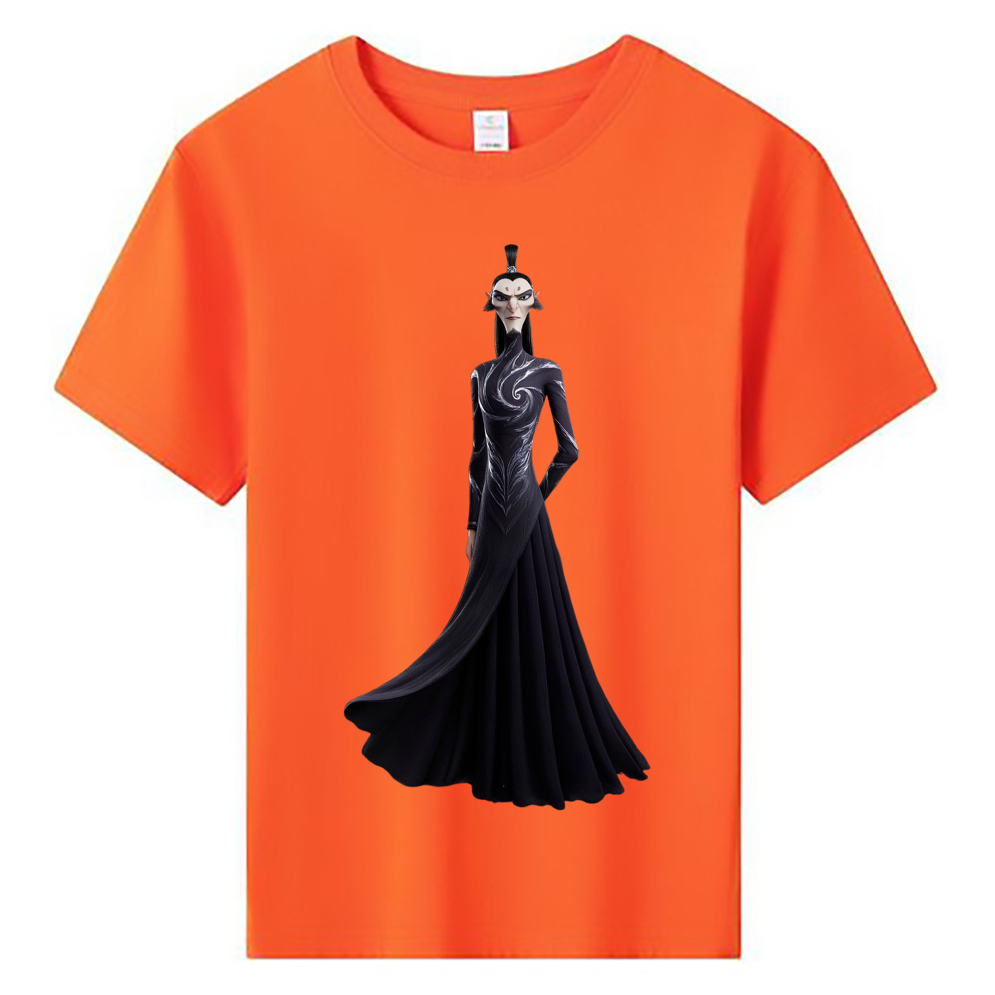 （画像用） Ne Zha 2 ナタ 魔童の大暴れ 綿100％キッズTシャツ（フロントプリント）