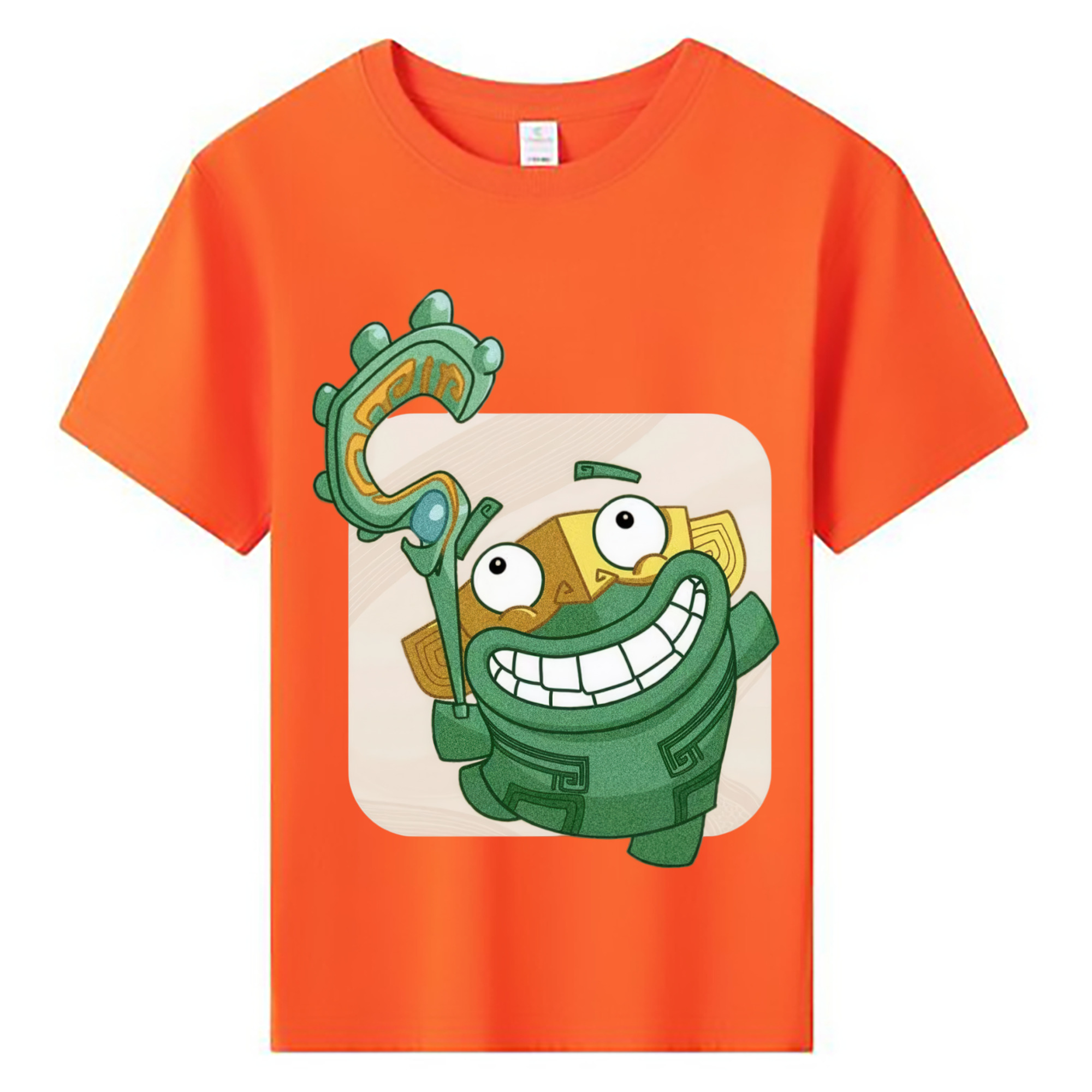 （画像用） Ne Zha 2 ナタ 魔童の大暴れ 綿100％キッズTシャツ（フロントプリント）