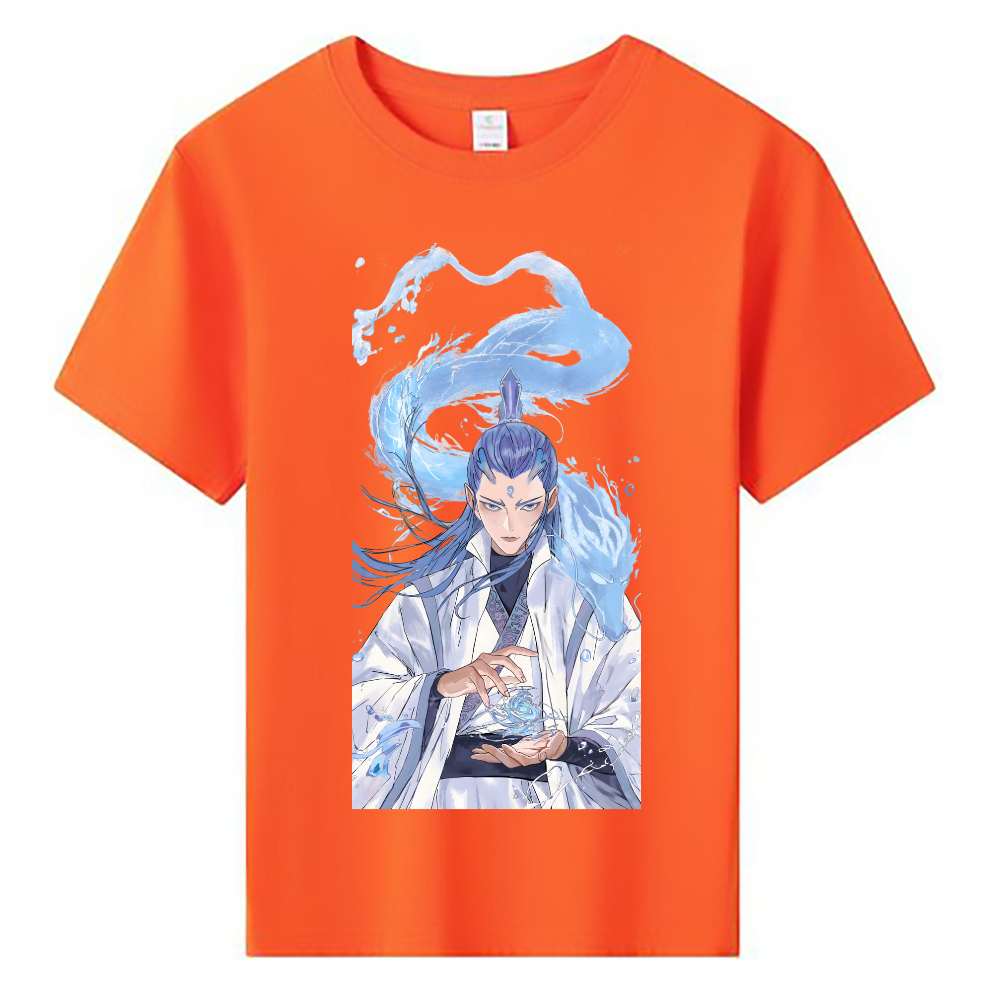 （画像用） Ne Zha 2 ナタ 魔童の大暴れ 綿100％キッズTシャツ（フロントプリント）