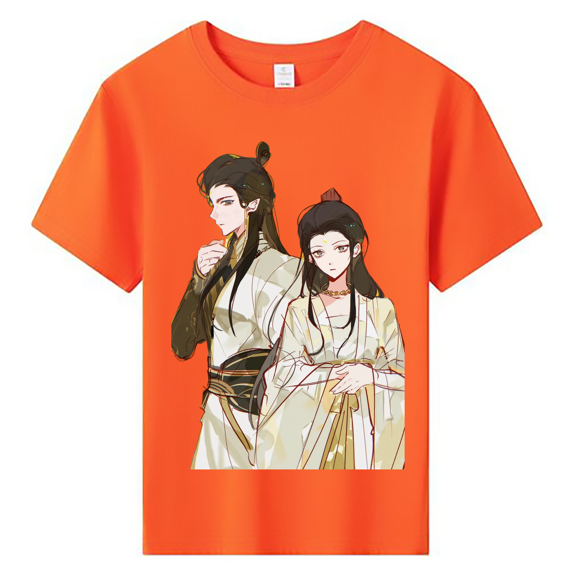 （画像用） Ne Zha 2 ナタ 魔童の大暴れ 綿100％キッズTシャツ（フロントプリント）