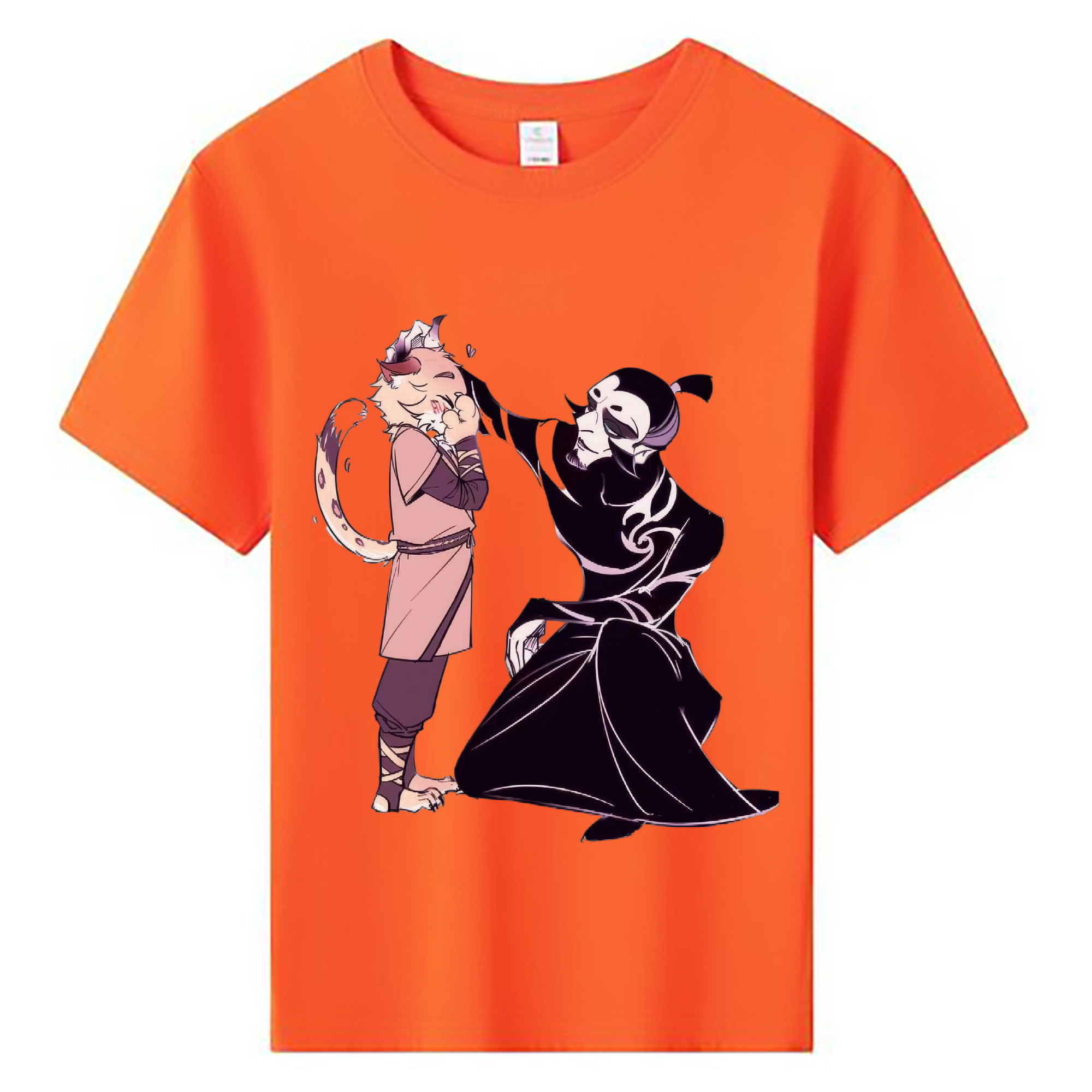 （画像用） Ne Zha 2 ナタ 魔童の大暴れ 綿100％キッズTシャツ（フロントプリント）