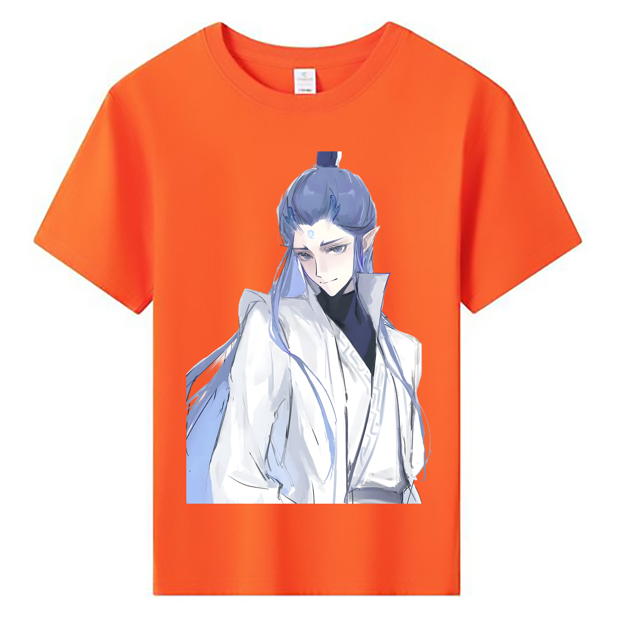 （画像用） Ne Zha 2 ナタ 魔童の大暴れ 綿100％キッズTシャツ（フロントプリント）