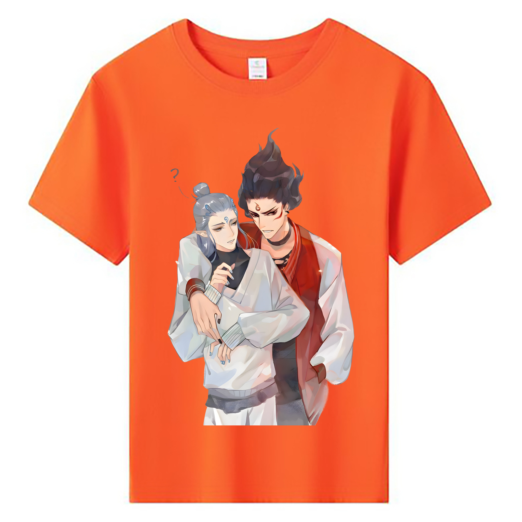（画像用） Ne Zha 2 ナタ 魔童の大暴れ 綿100％キッズTシャツ（フロントプリント）