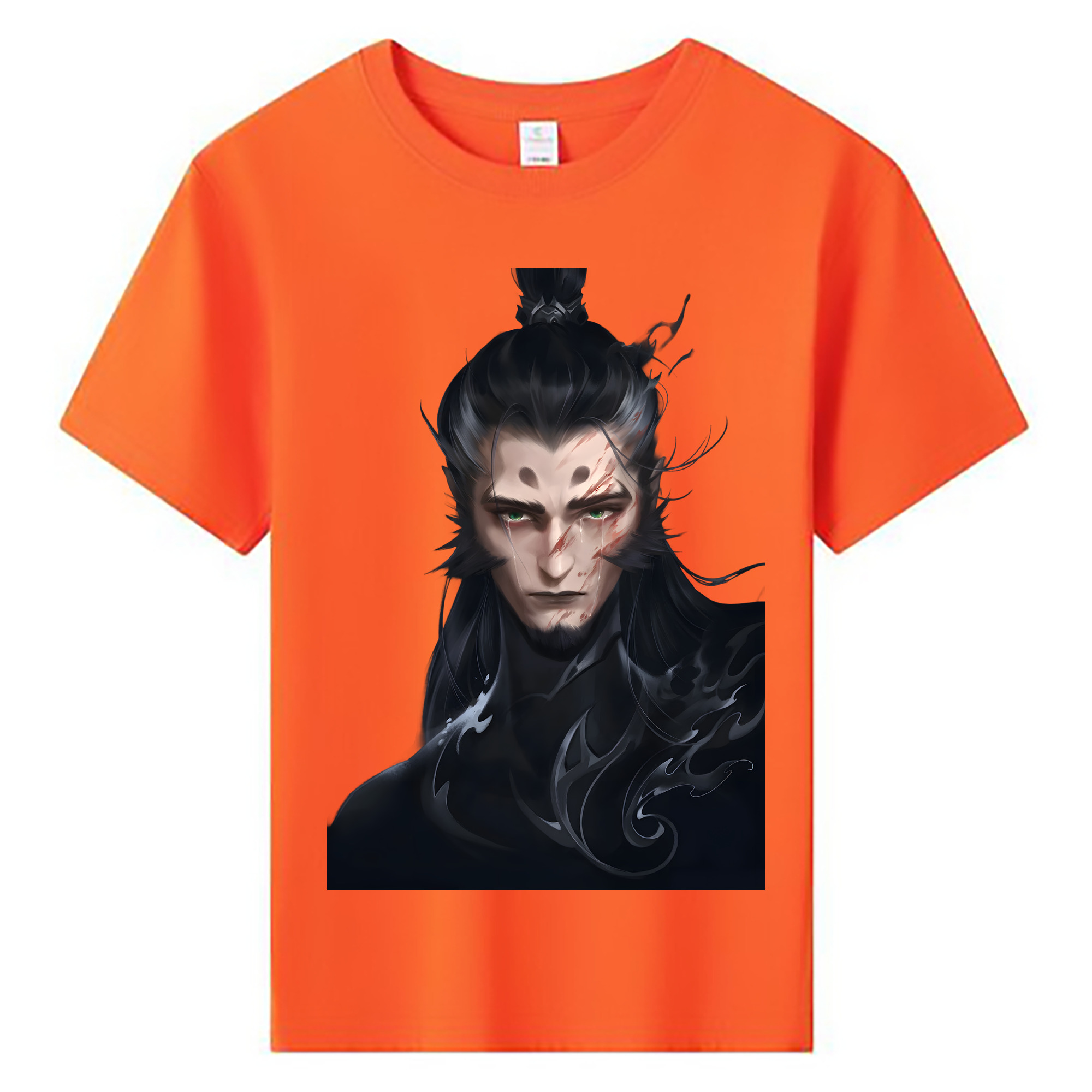 （画像用） Ne Zha 2 ナタ 魔童の大暴れ 綿100％キッズTシャツ（フロントプリント）