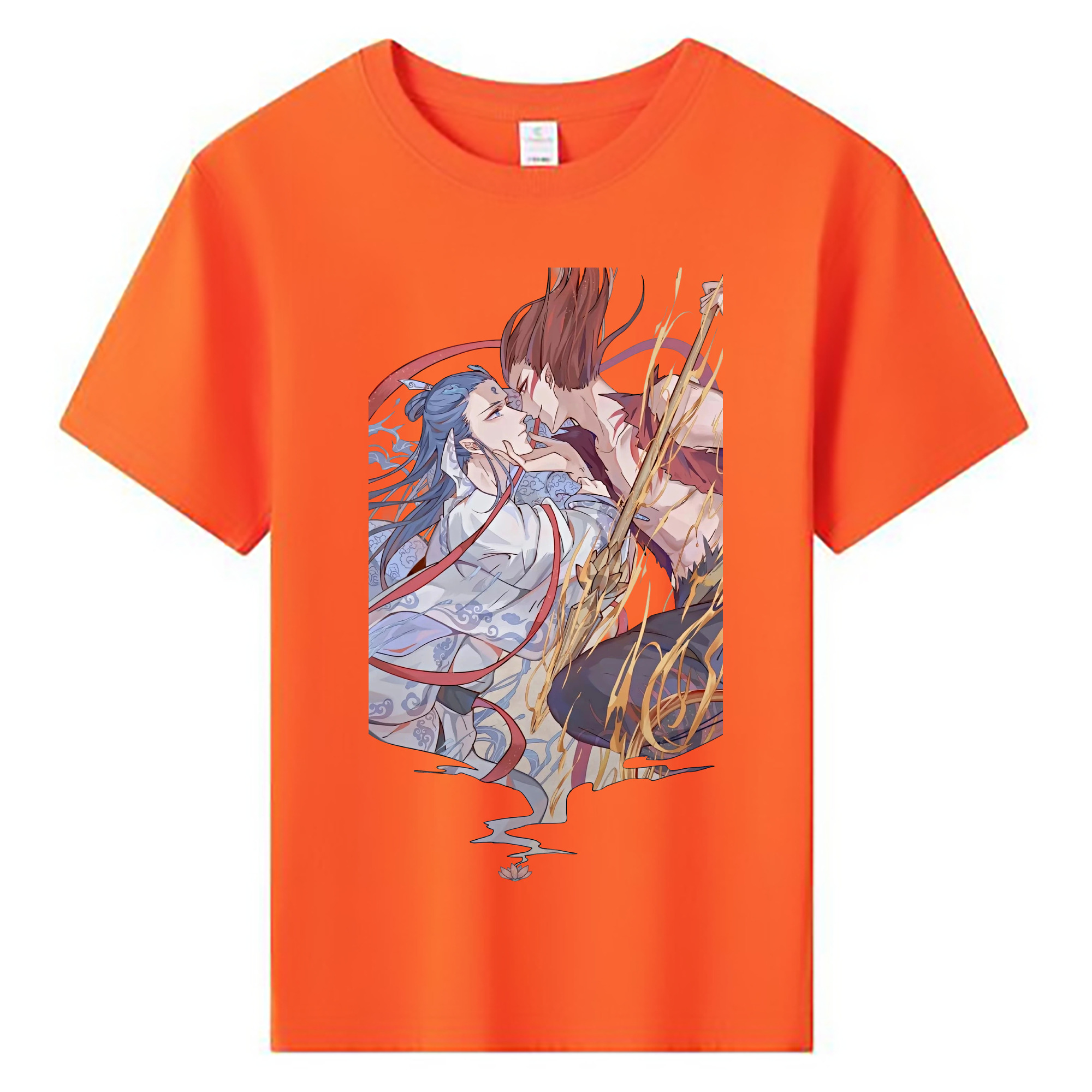 （画像用） Ne Zha 2 ナタ 魔童の大暴れ 綿100％キッズTシャツ（フロントプリント）