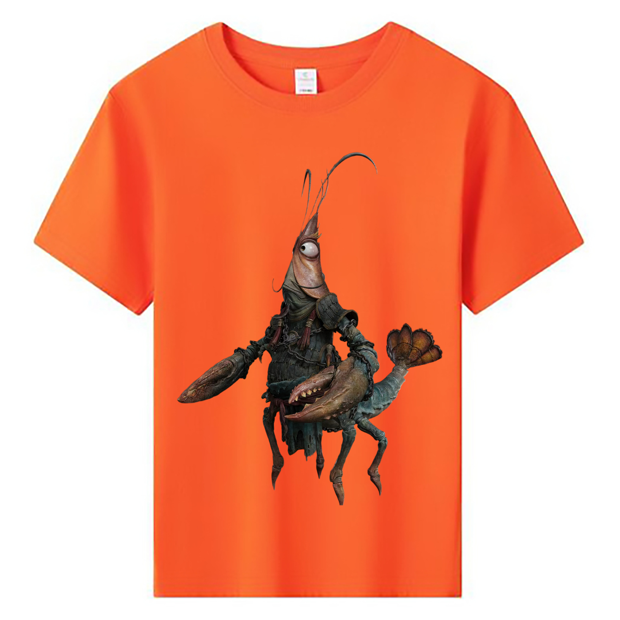 （画像用） Ne Zha 2 ナタ 魔童の大暴れ 綿100％キッズTシャツ（フロントプリント）