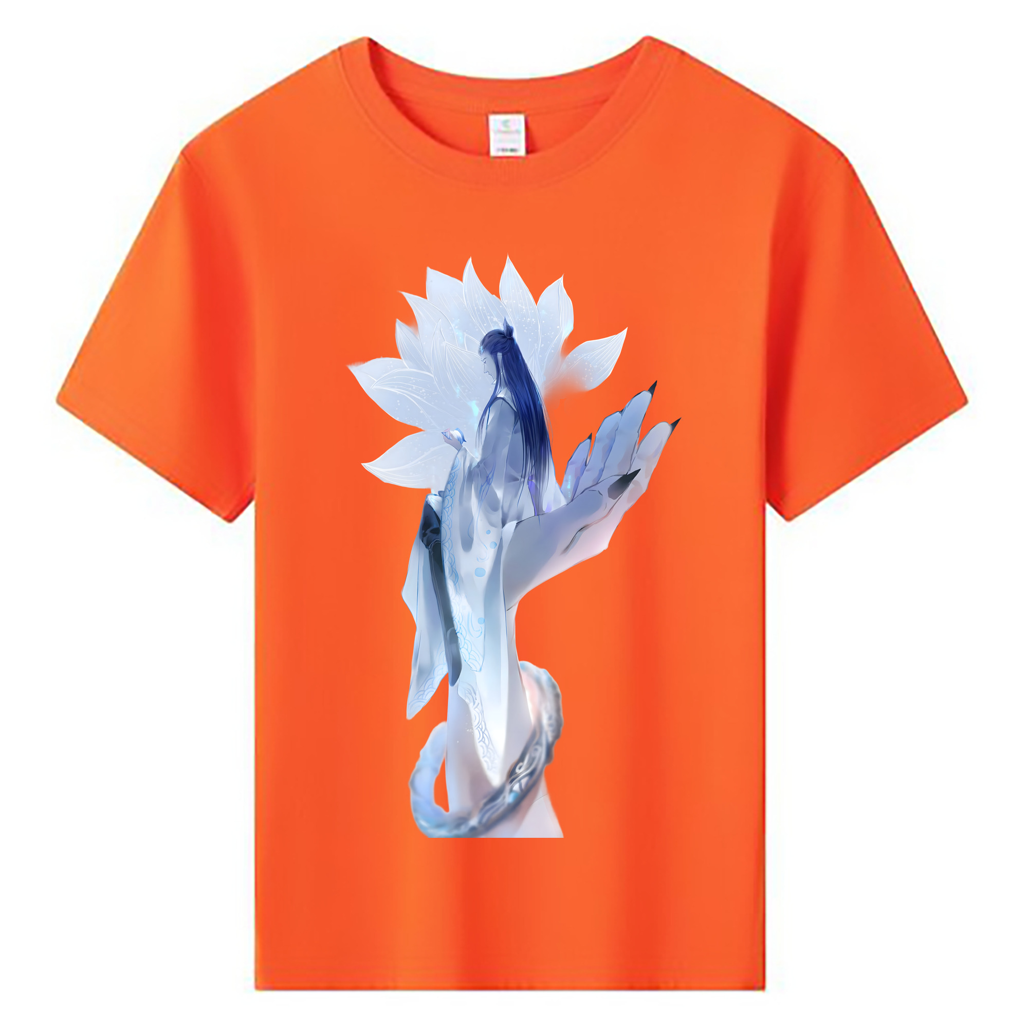 （画像用） Ne Zha 2 ナタ 魔童の大暴れ 綿100％キッズTシャツ（フロントプリント）