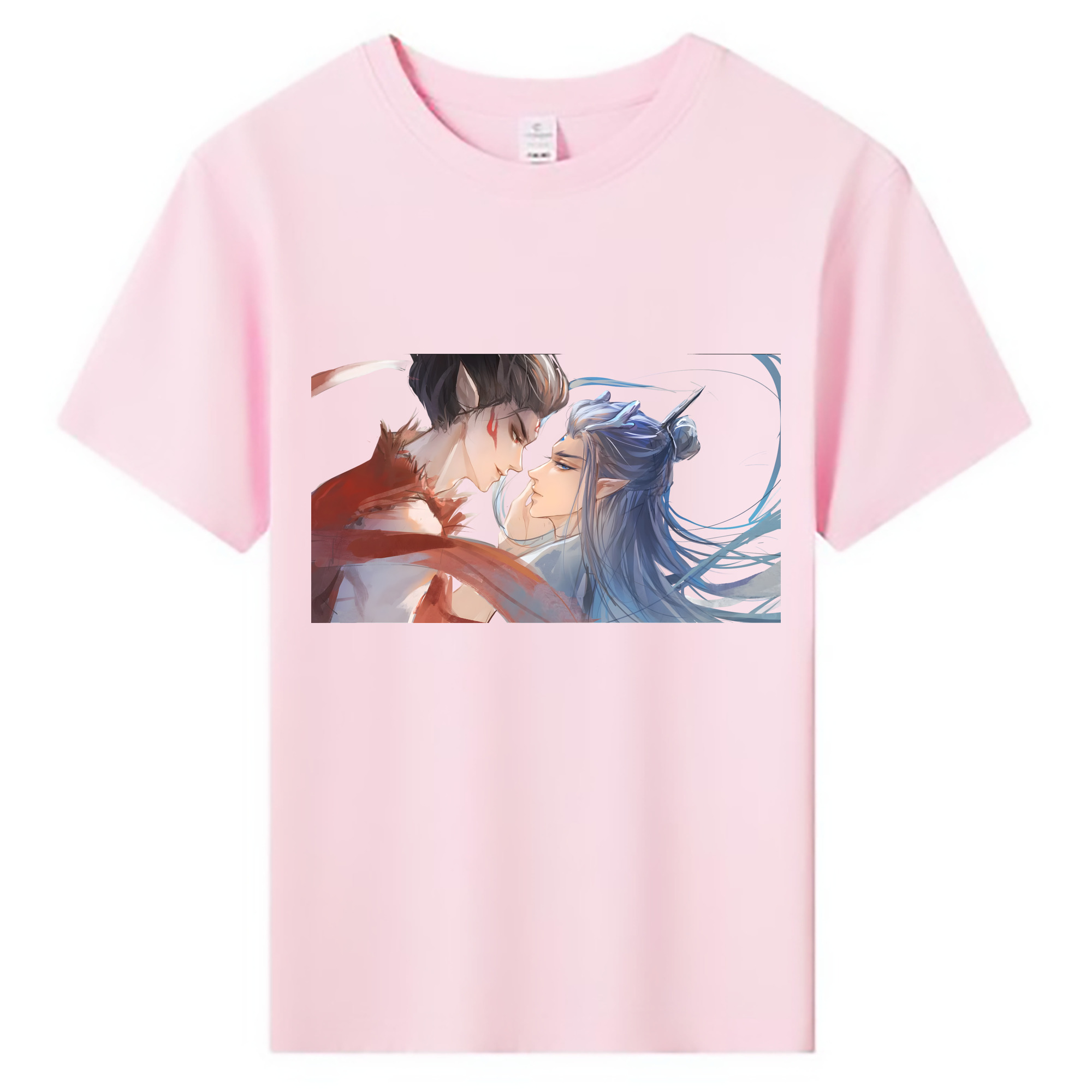 （画像用） Ne Zha 2 ナタ 魔童の大暴れ 綿100％キッズTシャツ（フロントプリント）
