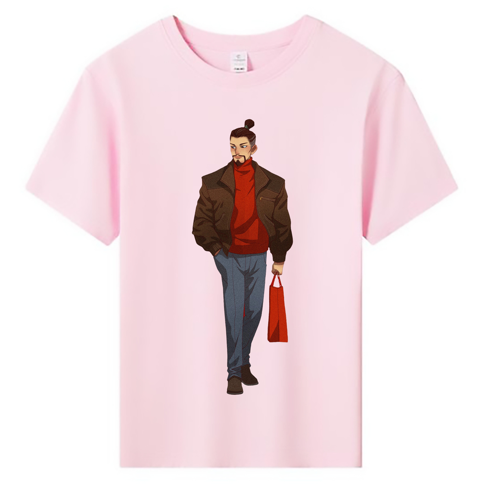 （画像用） Ne Zha 2 ナタ 魔童の大暴れ 綿100％キッズTシャツ（フロントプリント）
