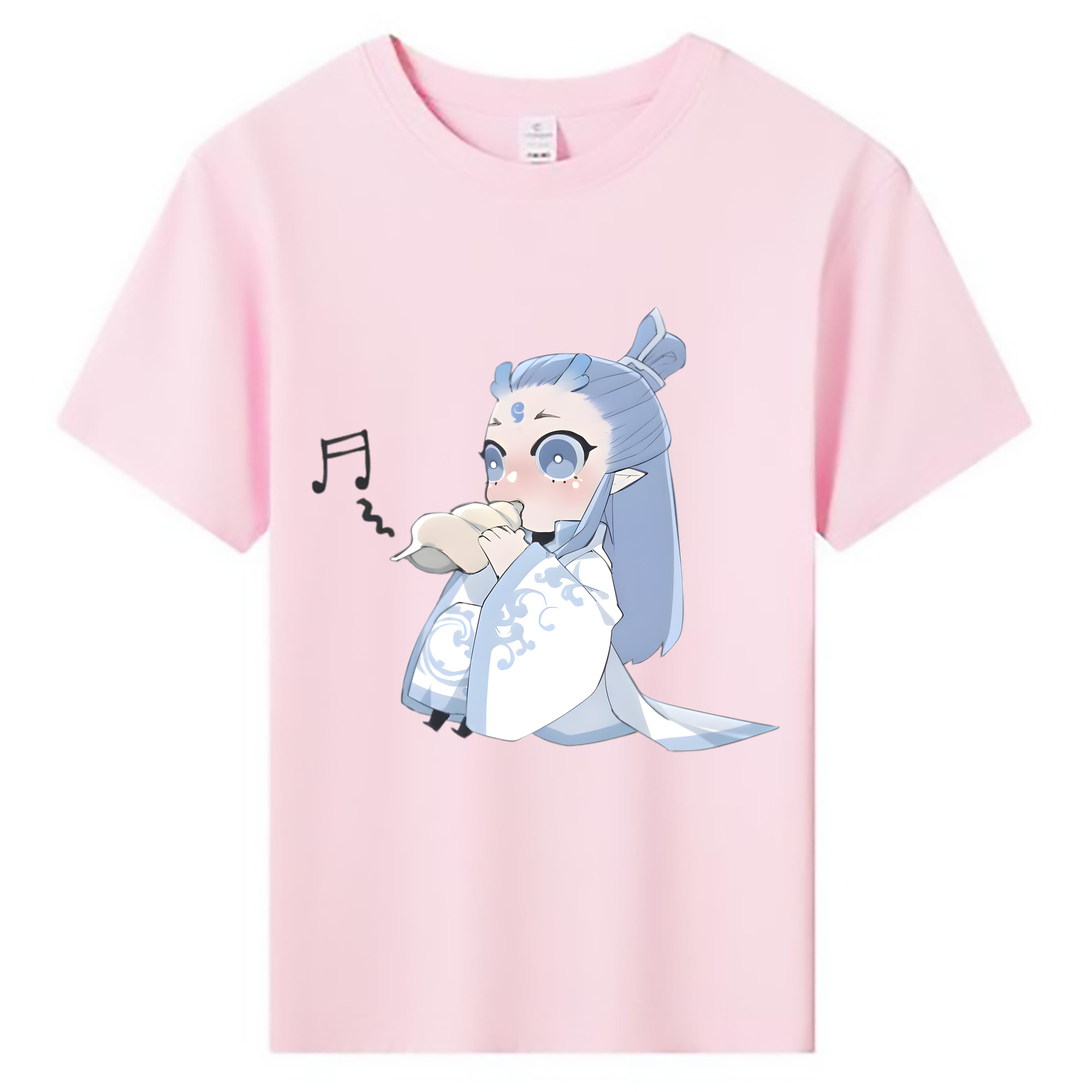（画像用） Ne Zha 2 ナタ 魔童の大暴れ 綿100％キッズTシャツ（フロントプリント）