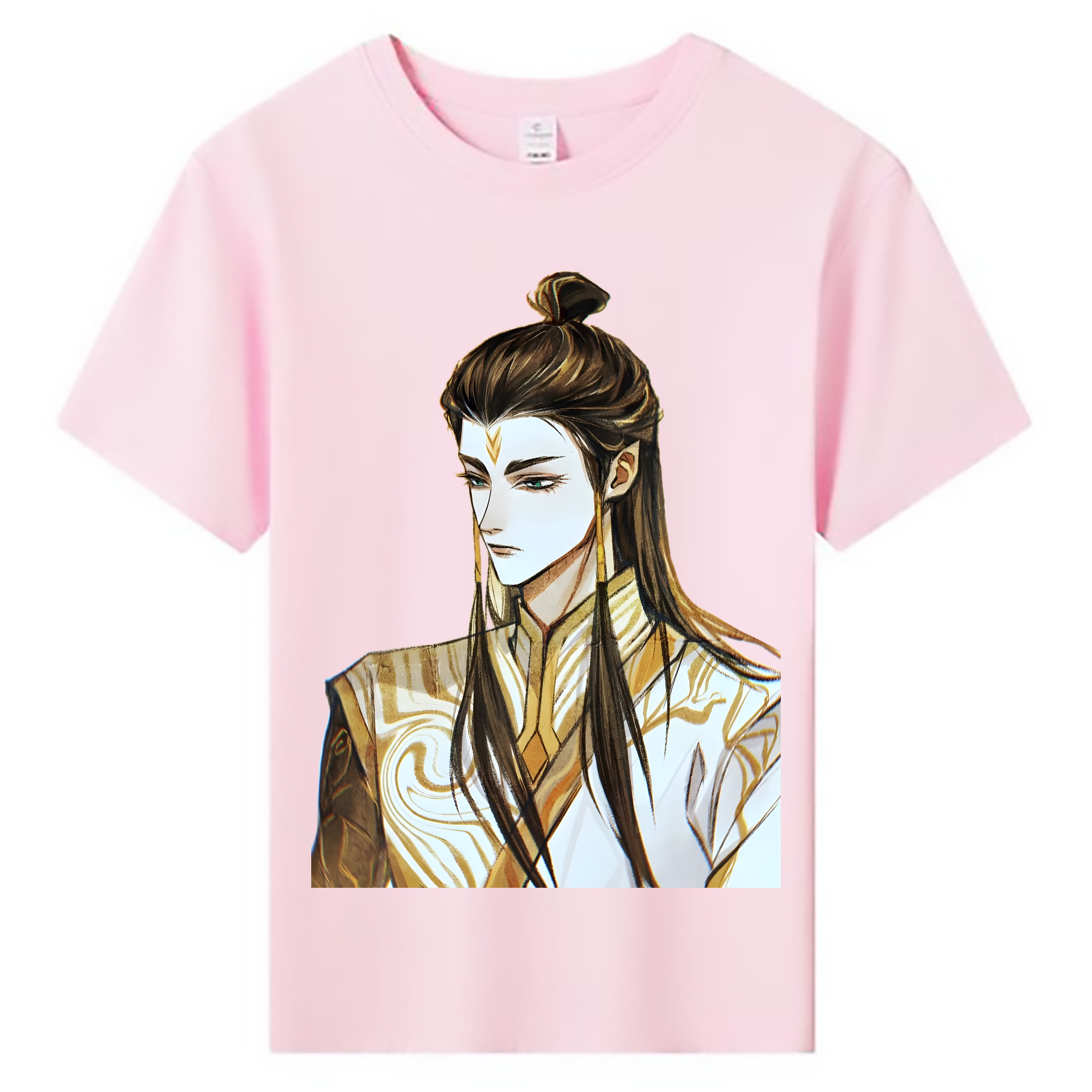 （画像用） Ne Zha 2 ナタ 魔童の大暴れ 綿100％キッズTシャツ（フロントプリント）