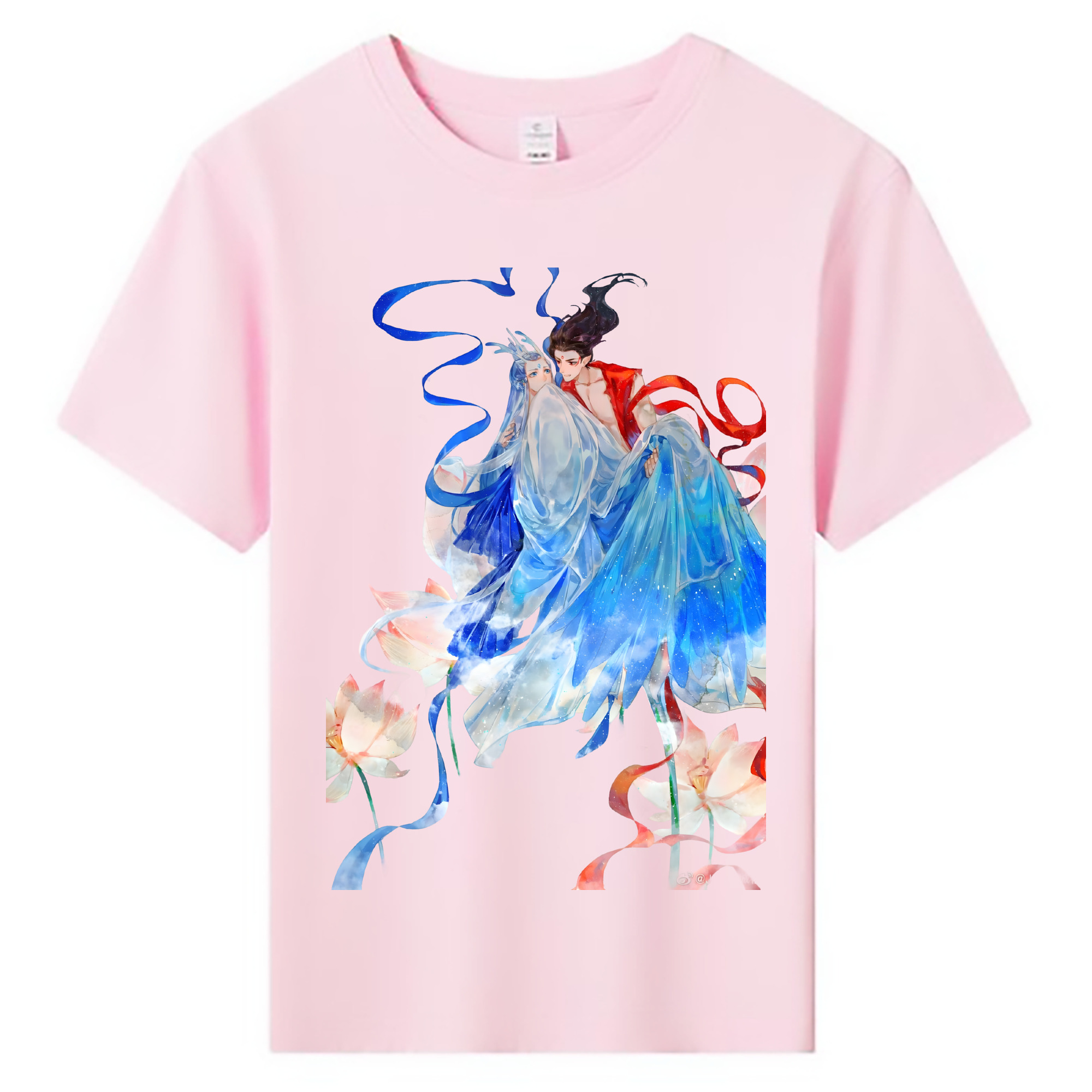 （画像用） Ne Zha 2 ナタ 魔童の大暴れ 綿100％キッズTシャツ（フロントプリント）