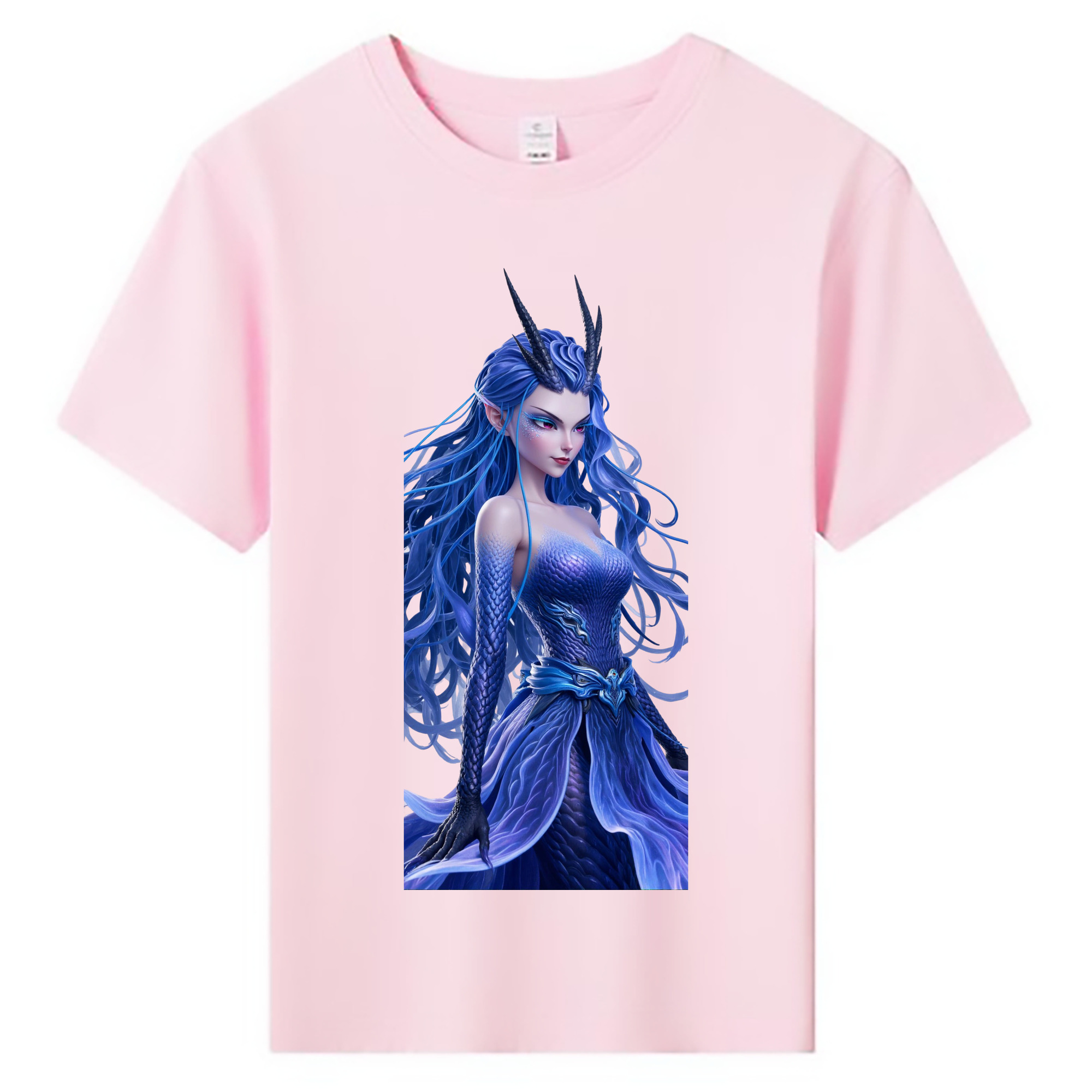 （画像用） Ne Zha 2 ナタ 魔童の大暴れ 綿100％キッズTシャツ（フロントプリント）