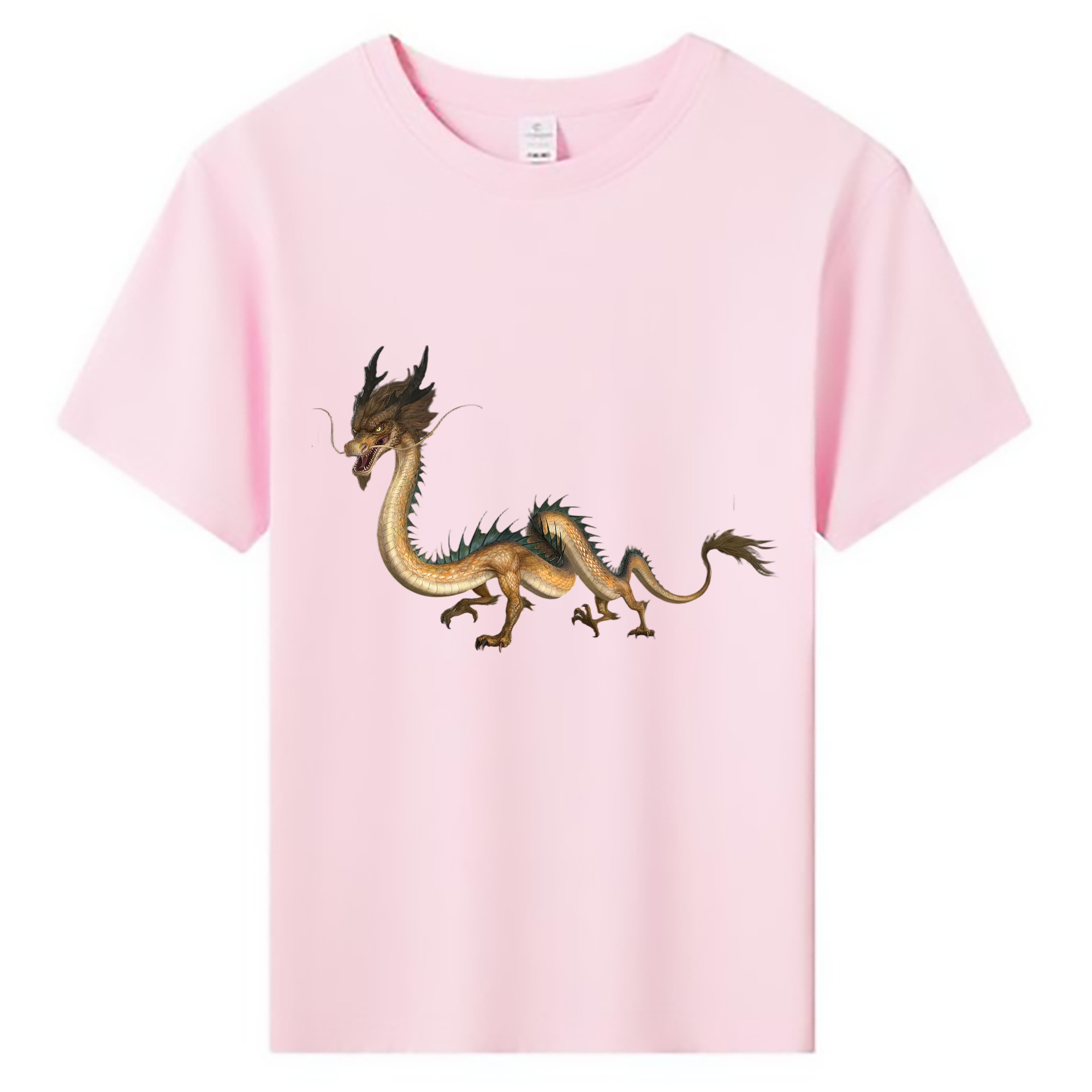 （画像用） Ne Zha 2 ナタ 魔童の大暴れ 綿100％キッズTシャツ（フロントプリント）