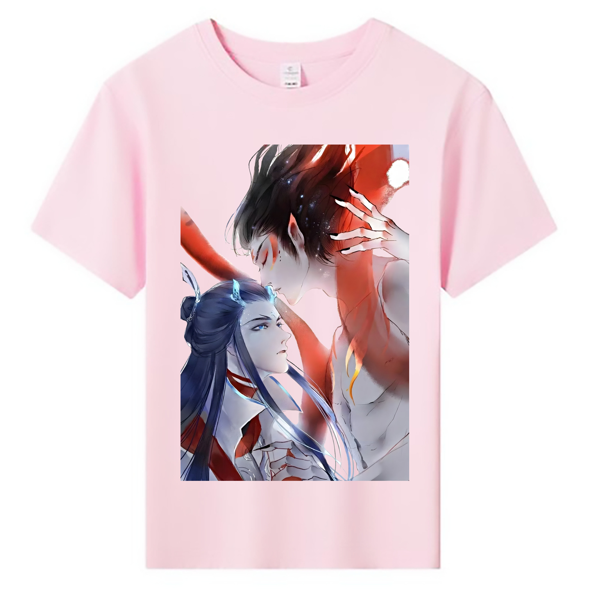 （画像用） Ne Zha 2 ナタ 魔童の大暴れ 綿100％キッズTシャツ（フロントプリント）