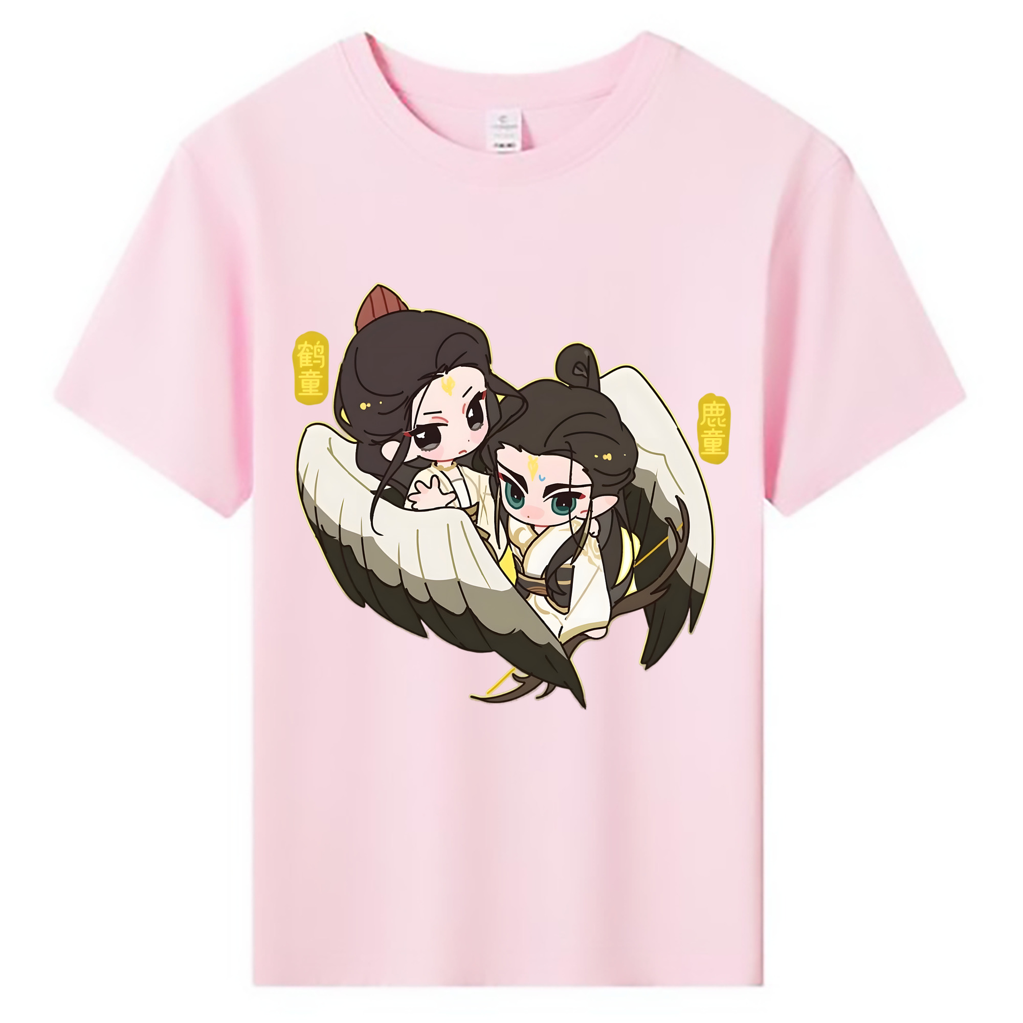 （画像用） Ne Zha 2 ナタ 魔童の大暴れ 綿100％キッズTシャツ（フロントプリント）