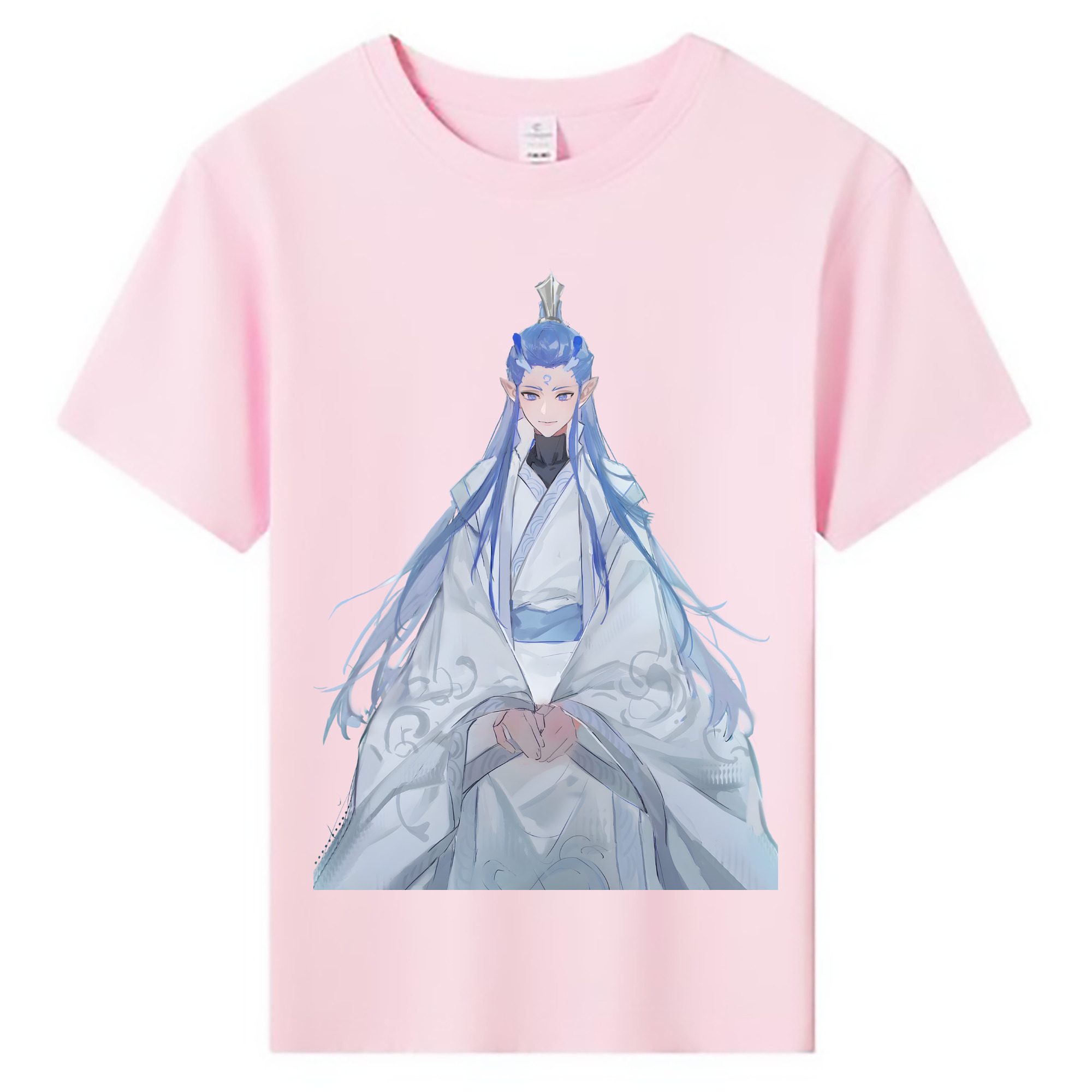 （画像用） Ne Zha 2 ナタ 魔童の大暴れ 綿100％キッズTシャツ（フロントプリント）