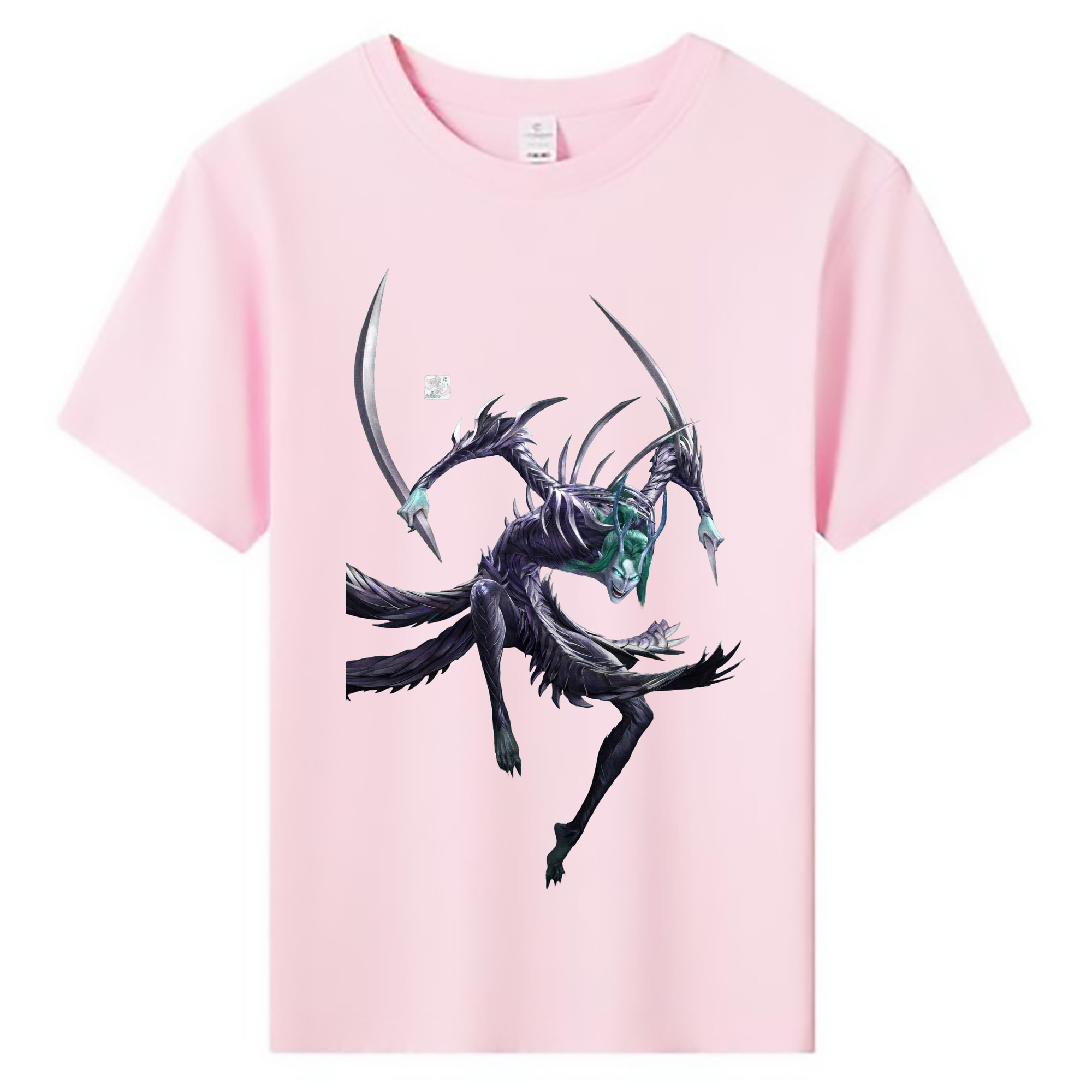 （画像用） Ne Zha 2 ナタ 魔童の大暴れ 綿100％キッズTシャツ（フロントプリント）