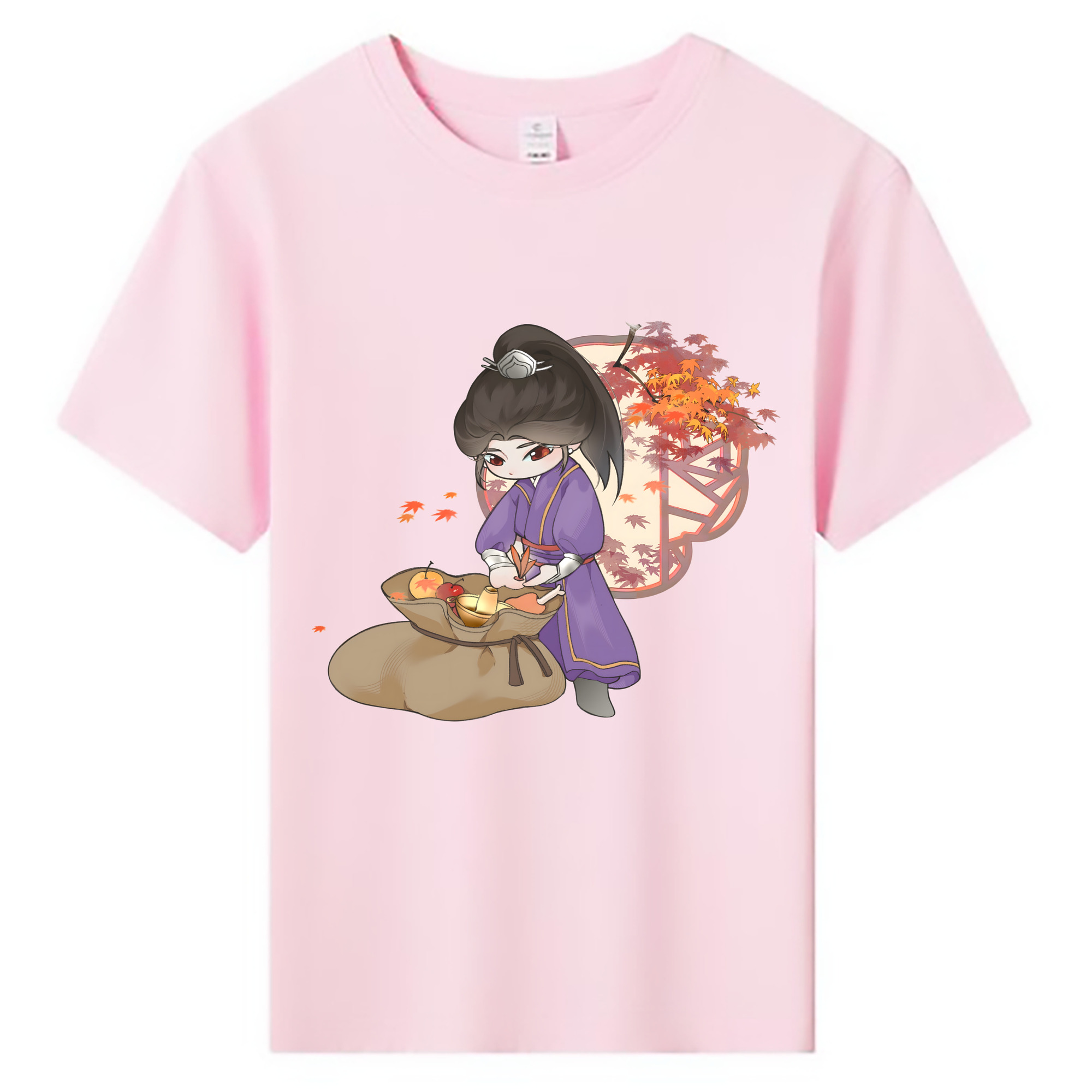 （画像用） Ne Zha 2 ナタ 魔童の大暴れ 綿100％キッズTシャツ（フロントプリント）