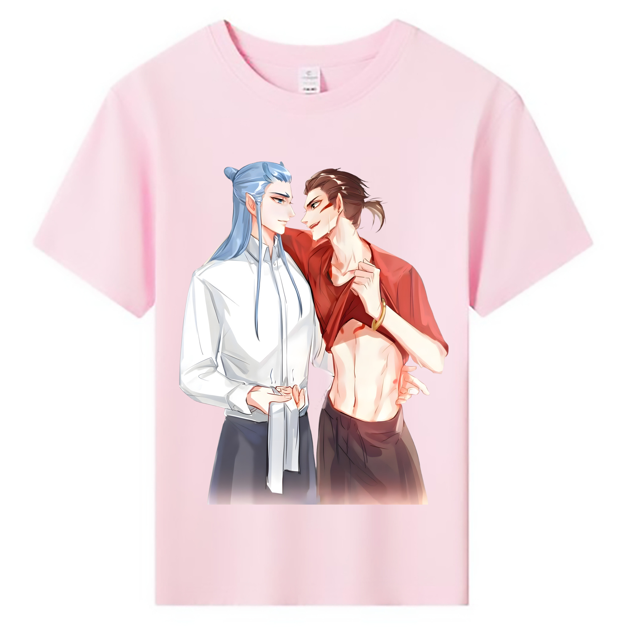 （画像用） Ne Zha 2 ナタ 魔童の大暴れ 綿100％キッズTシャツ（フロントプリント）