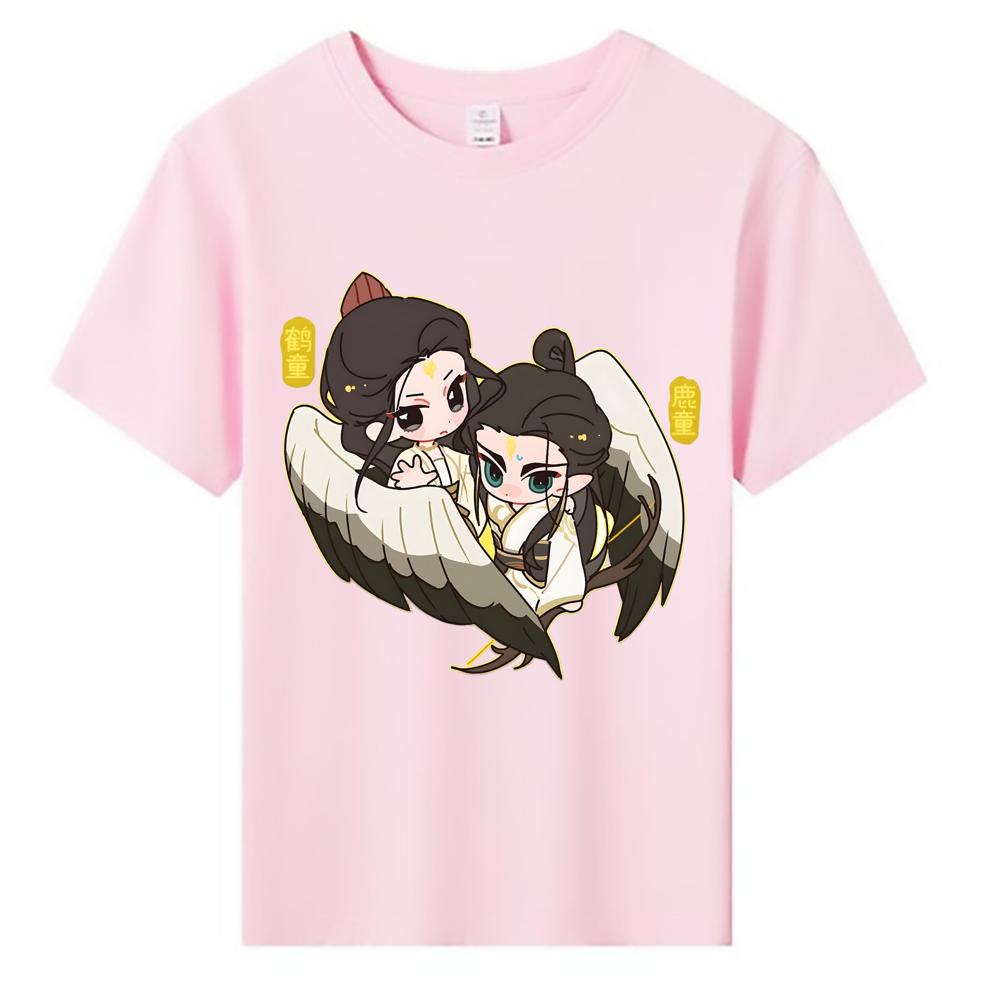 （画像用） Ne Zha 2 ナタ 魔童の大暴れ 綿100％キッズTシャツ（フロントプリント）