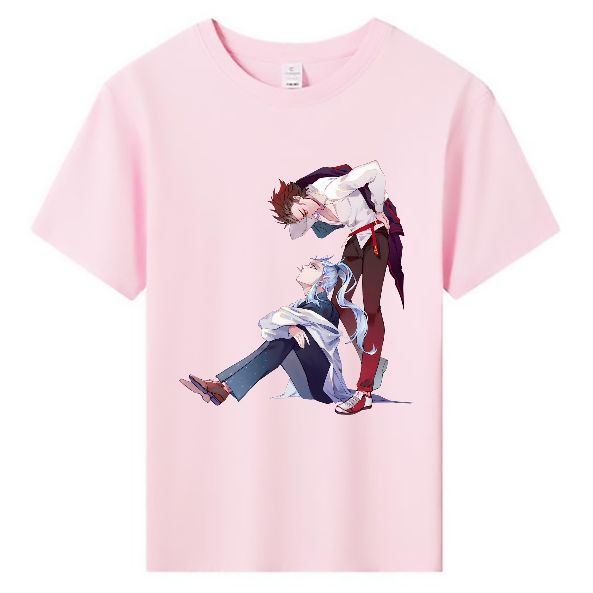 （画像用） Ne Zha 2 ナタ 魔童の大暴れ 綿100％キッズTシャツ（フロントプリント）