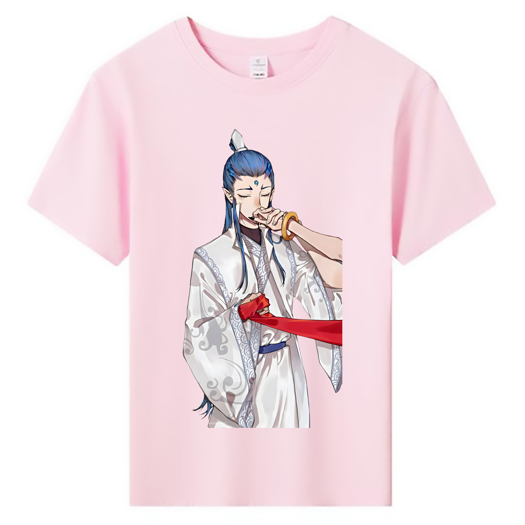 （画像用） Ne Zha 2 ナタ 魔童の大暴れ 綿100％キッズTシャツ（フロントプリント）