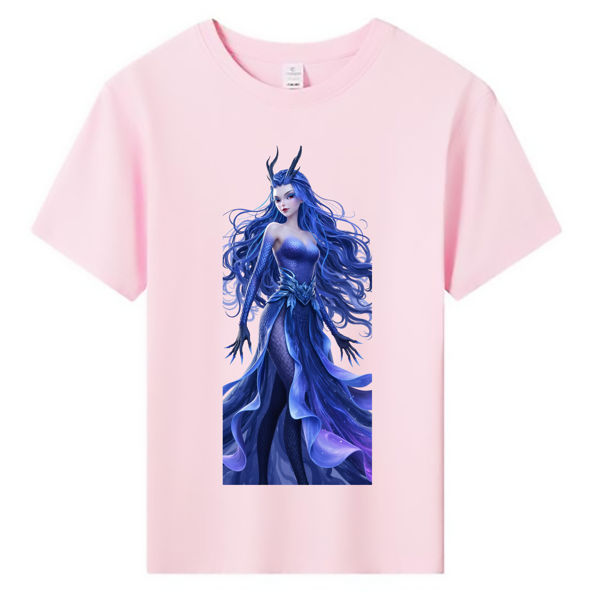 （画像用） Ne Zha 2 ナタ 魔童の大暴れ 綿100％キッズTシャツ（フロントプリント）
