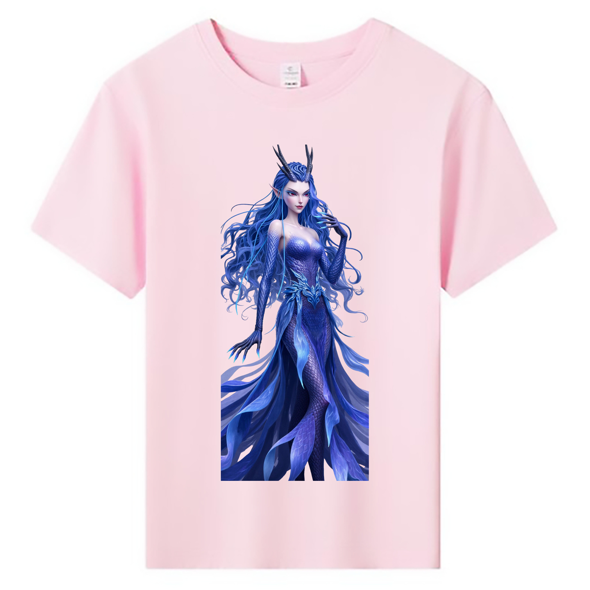 （画像用） Ne Zha 2 ナタ 魔童の大暴れ 綿100％キッズTシャツ（フロントプリント）