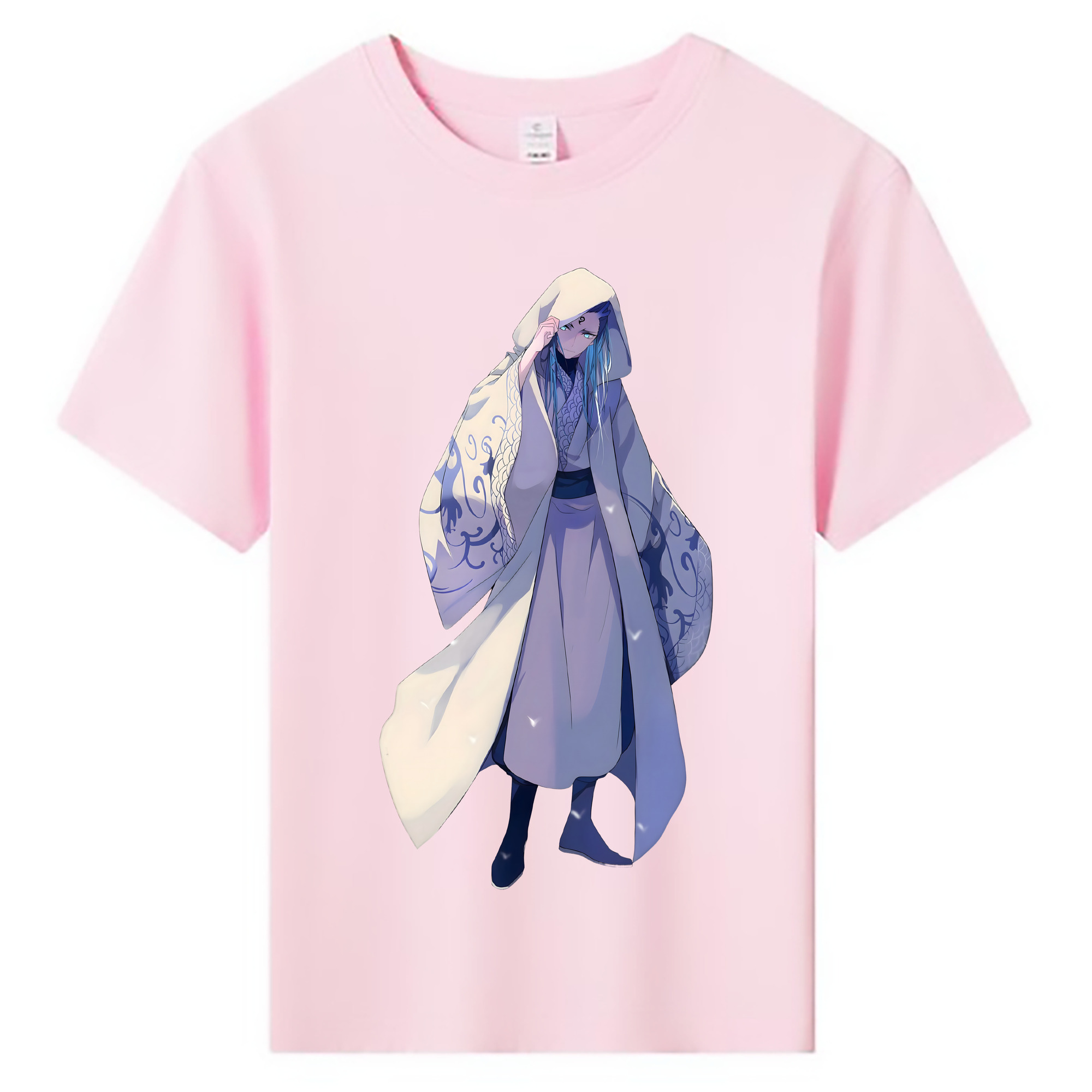 （画像用） Ne Zha 2 ナタ 魔童の大暴れ 綿100％キッズTシャツ（フロントプリント）