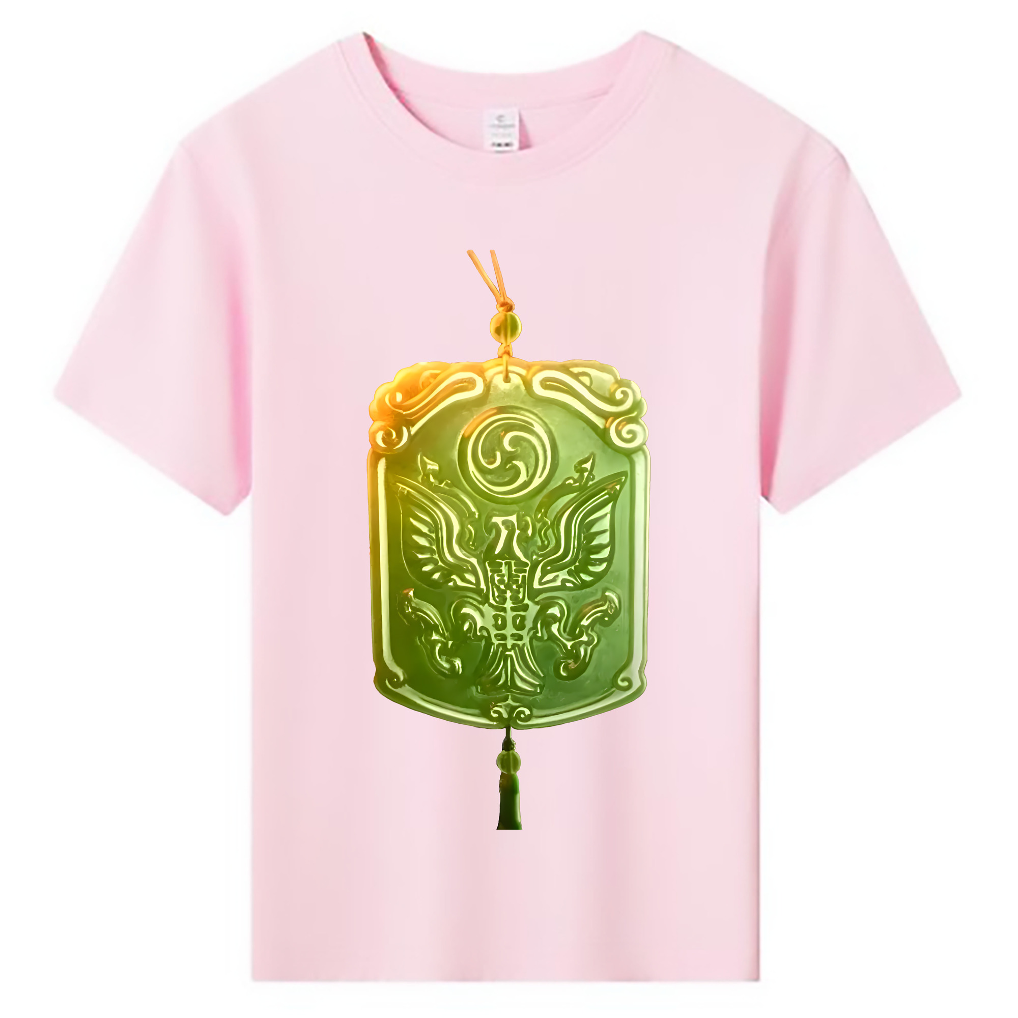（画像用） Ne Zha 2 ナタ 魔童の大暴れ 綿100％キッズTシャツ（フロントプリント）