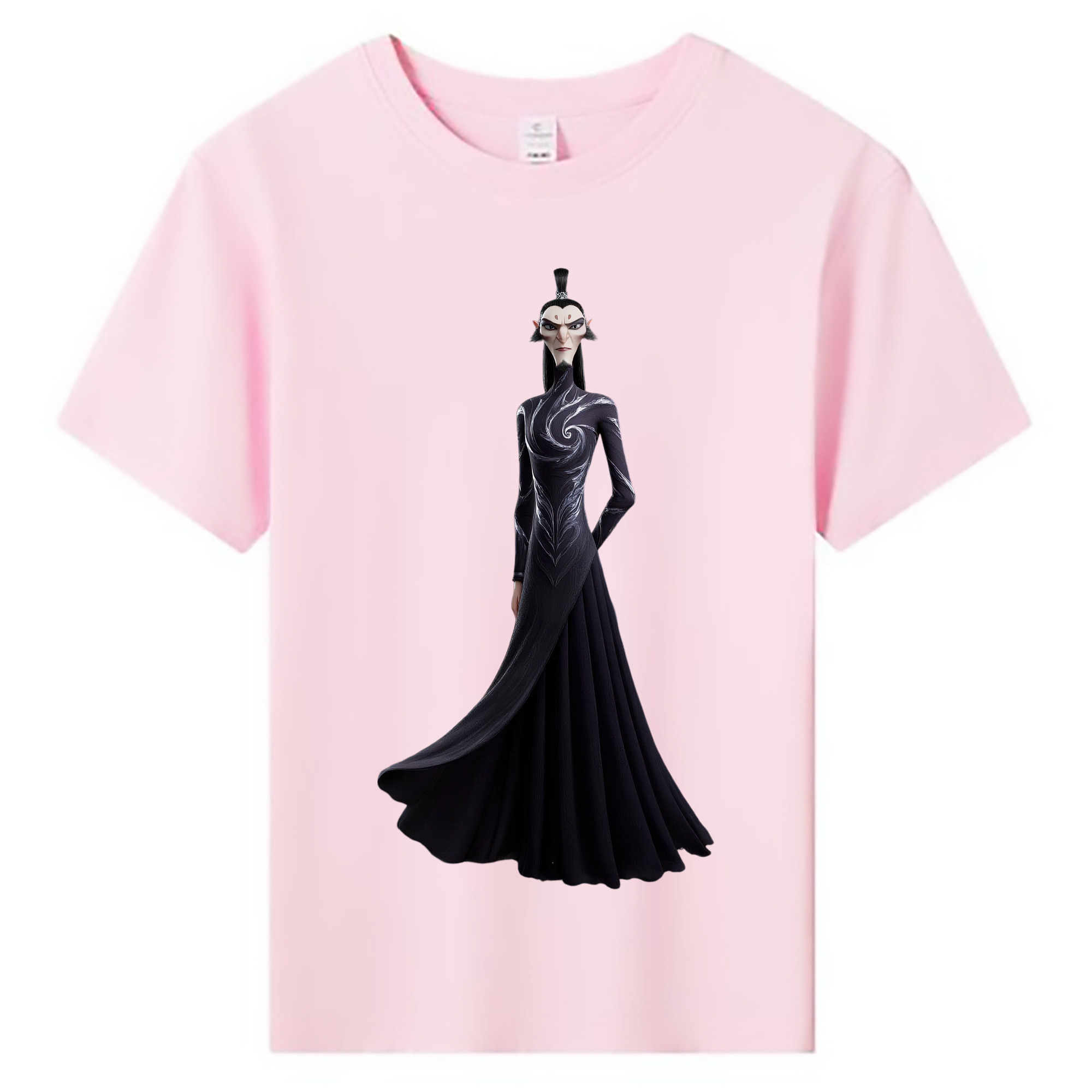 （画像用） Ne Zha 2 ナタ 魔童の大暴れ 綿100％キッズTシャツ（フロントプリント）
