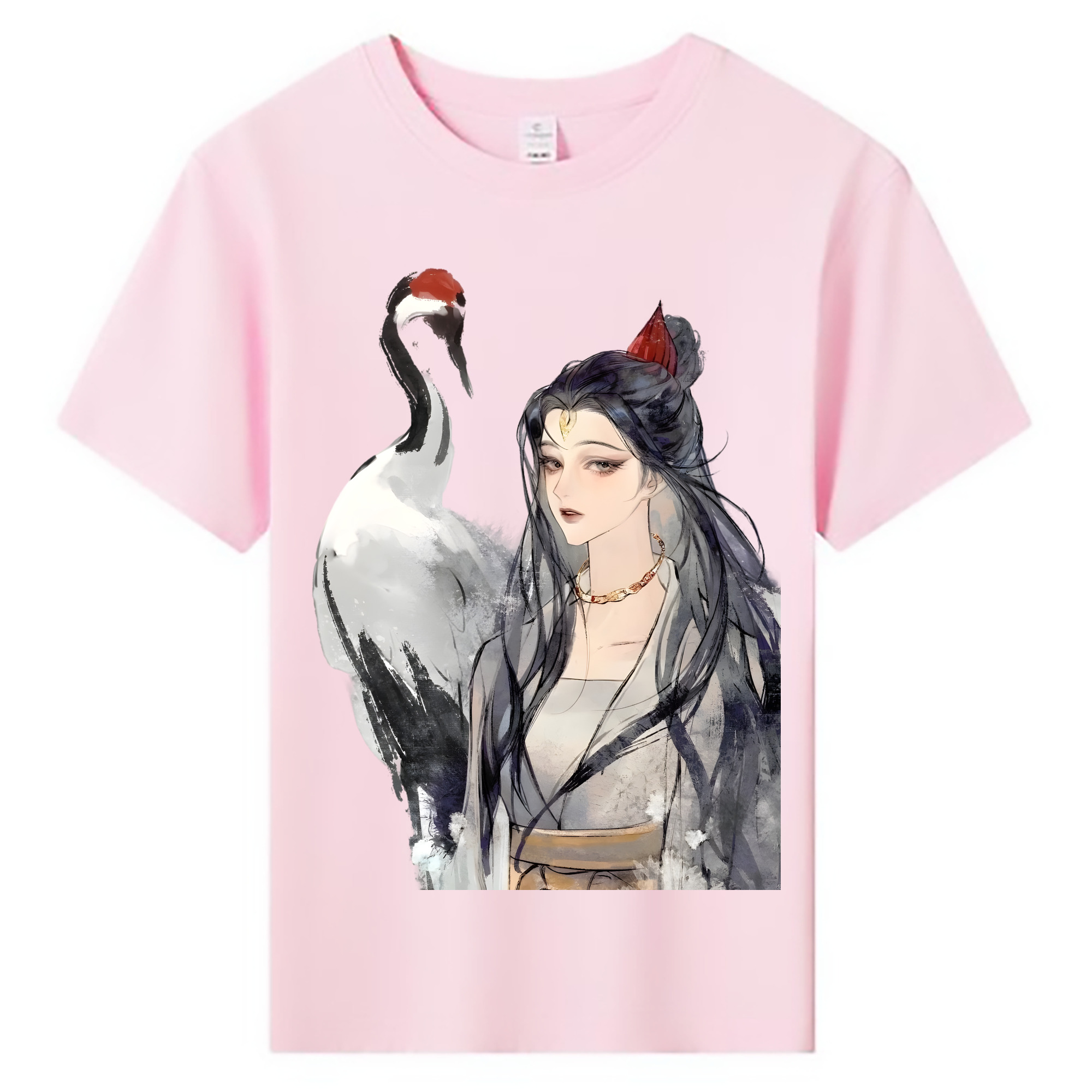 （画像用） Ne Zha 2 ナタ 魔童の大暴れ 綿100％キッズTシャツ（フロントプリント）