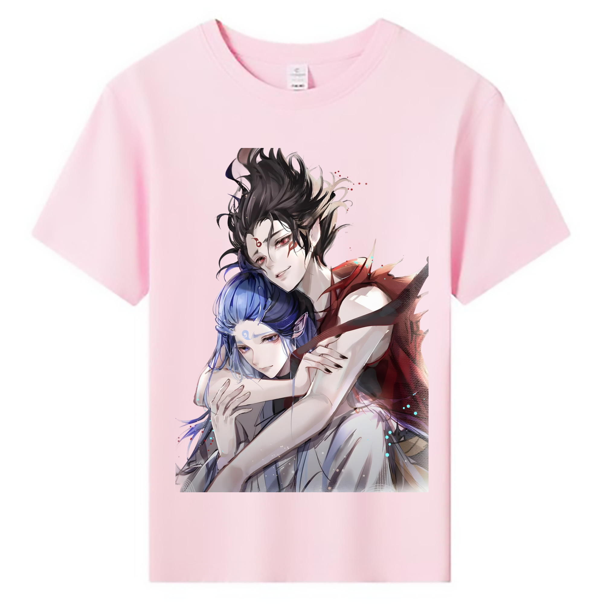 （画像用） Ne Zha 2 ナタ 魔童の大暴れ 綿100％キッズTシャツ（フロントプリント）