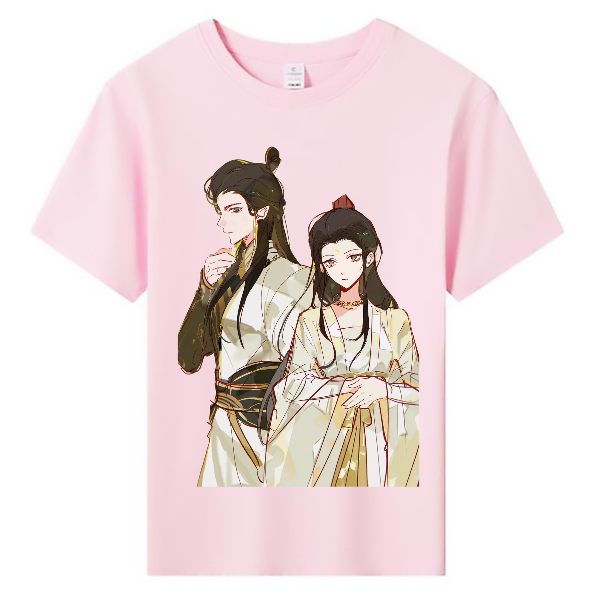 （画像用） Ne Zha 2 ナタ 魔童の大暴れ 綿100％キッズTシャツ（フロントプリント）
