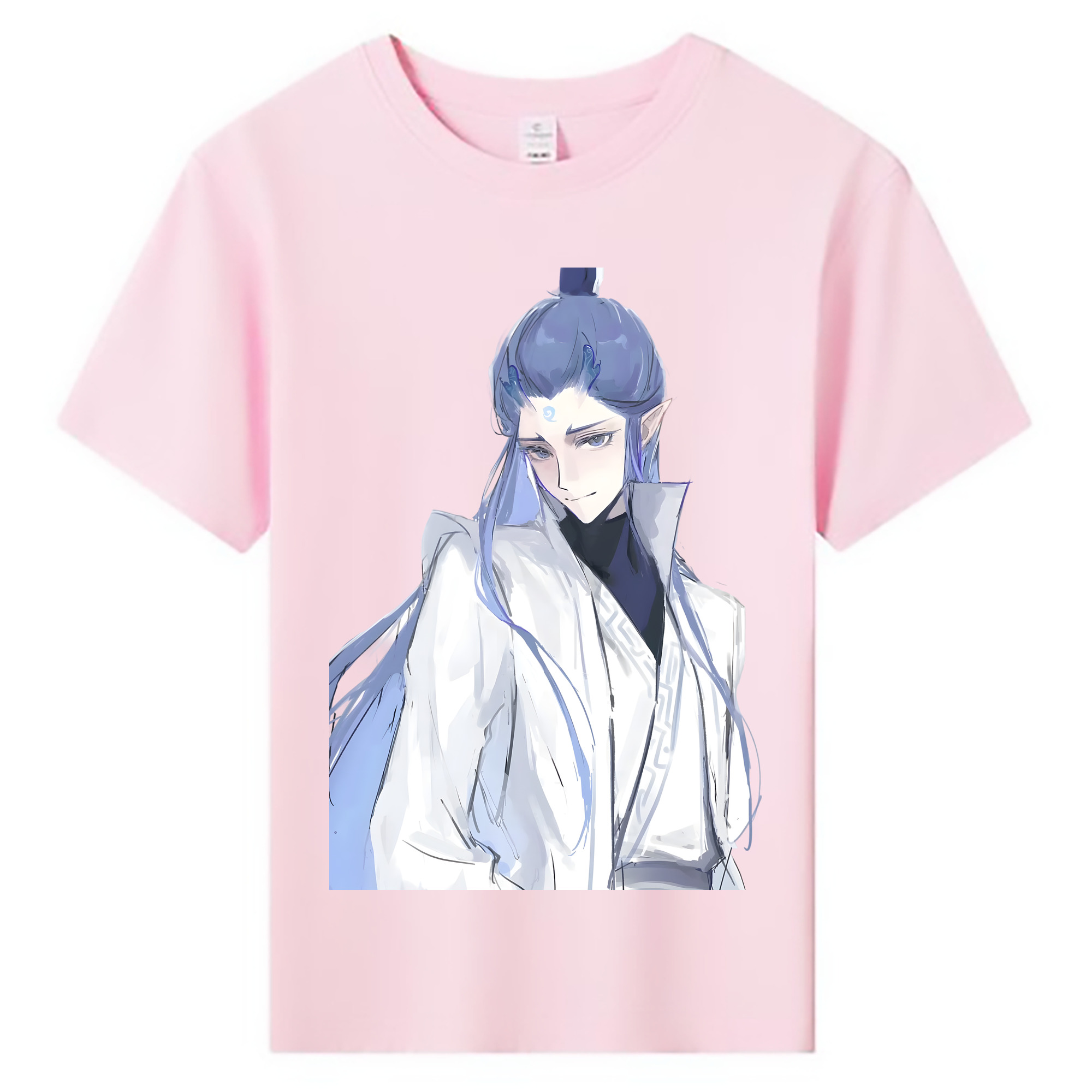 （画像用） Ne Zha 2 ナタ 魔童の大暴れ 綿100％キッズTシャツ（フロントプリント）