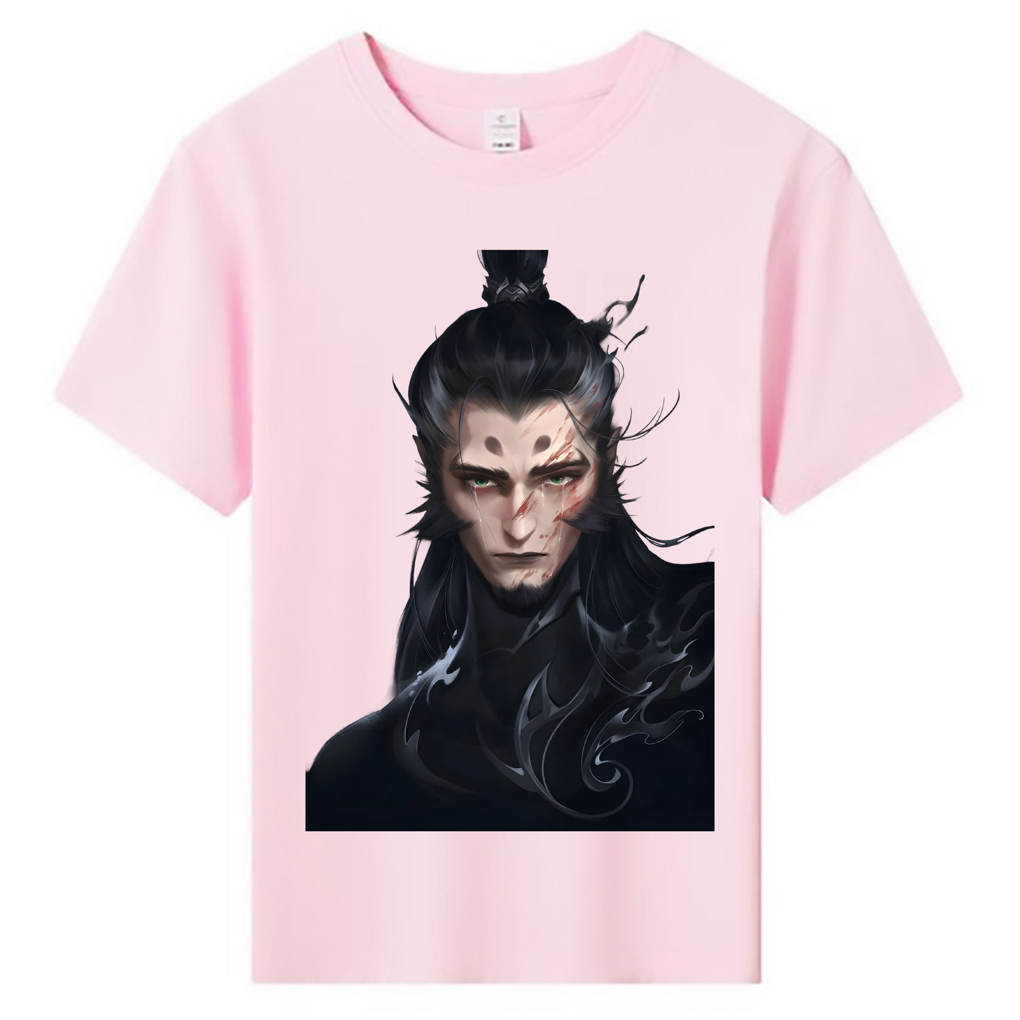 （画像用） Ne Zha 2 ナタ 魔童の大暴れ 綿100％キッズTシャツ（フロントプリント）