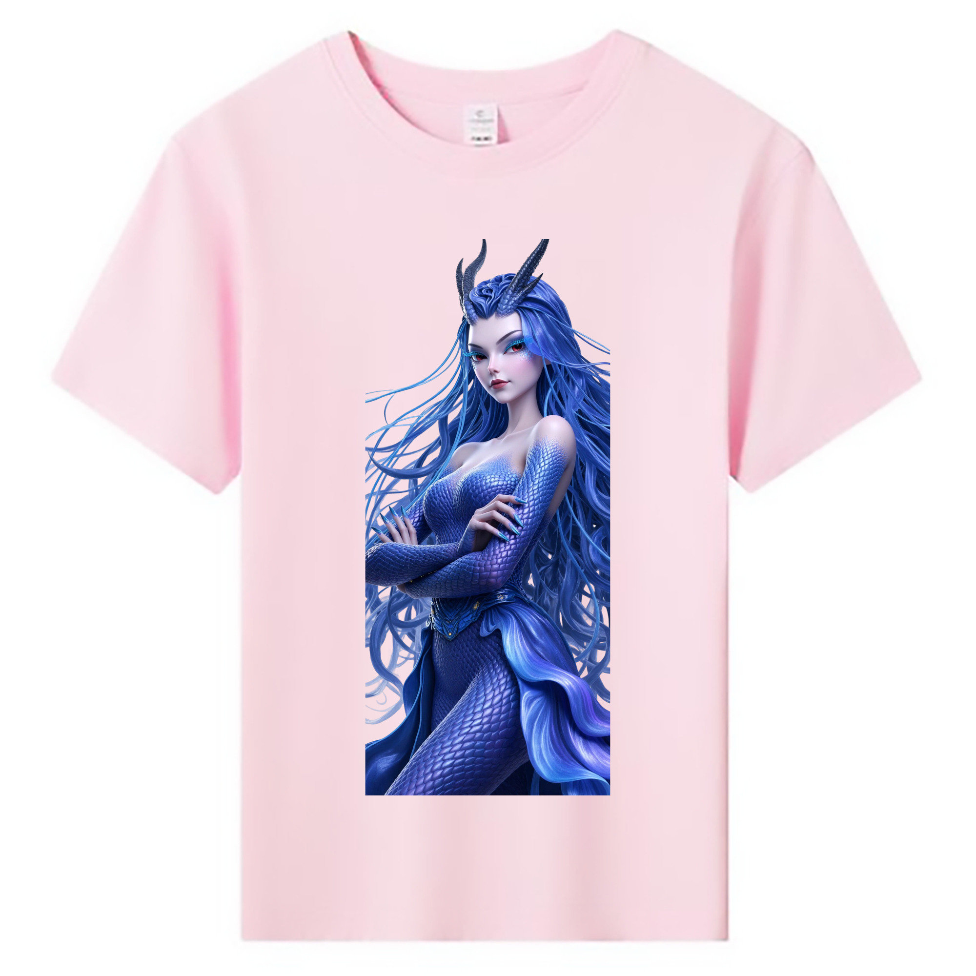 （画像用） Ne Zha 2 ナタ 魔童の大暴れ 綿100％キッズTシャツ（フロントプリント）