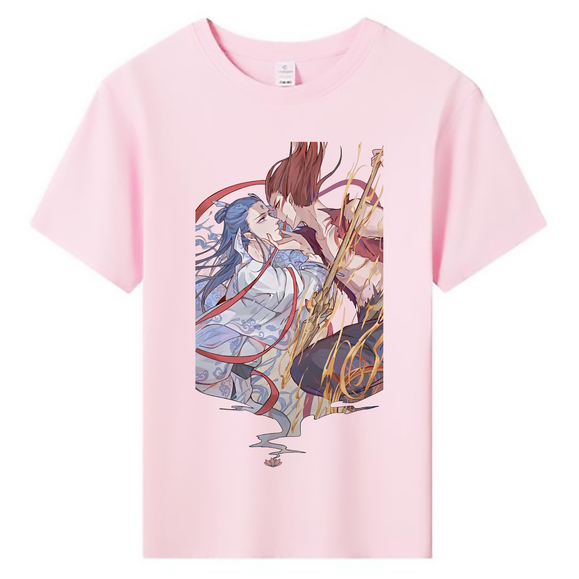 （画像用） Ne Zha 2 ナタ 魔童の大暴れ 綿100％キッズTシャツ（フロントプリント）