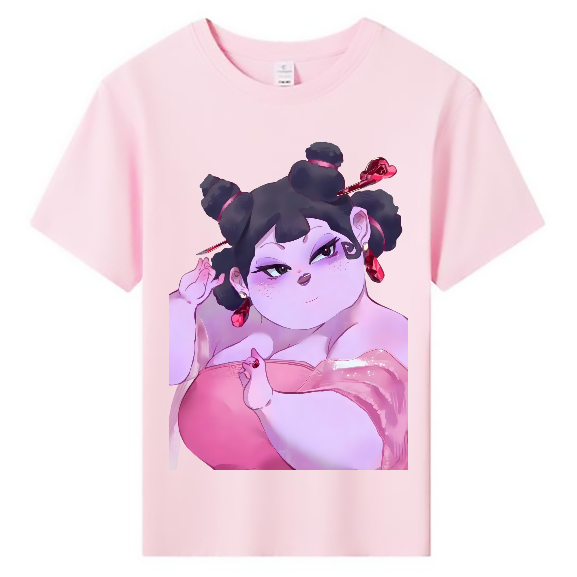 （画像用） Ne Zha 2 ナタ 魔童の大暴れ 綿100％キッズTシャツ（フロントプリント）