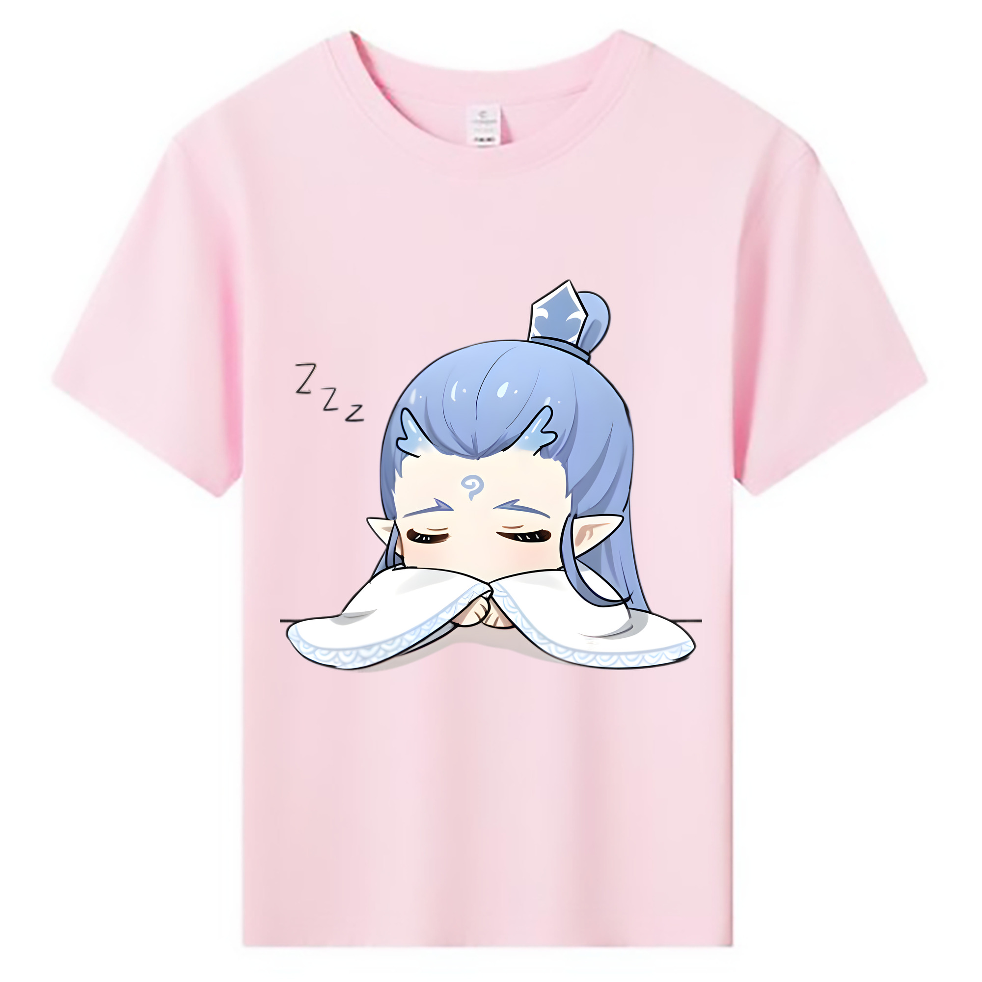 （画像用） Ne Zha 2 ナタ 魔童の大暴れ 綿100％キッズTシャツ（フロントプリント）